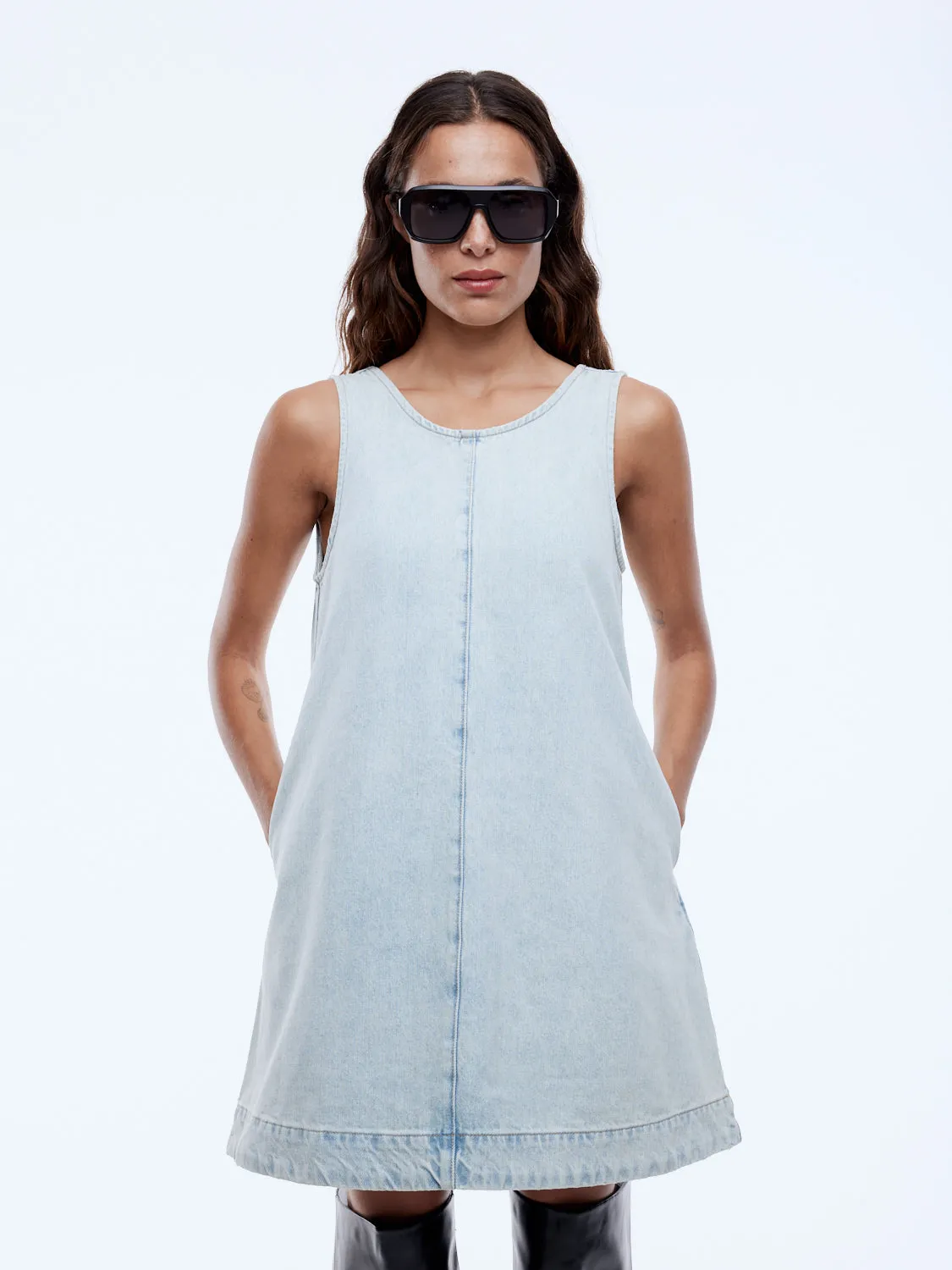 ANNIE DENIM DRESS sold by Ena Pelly product image thumbnail 5