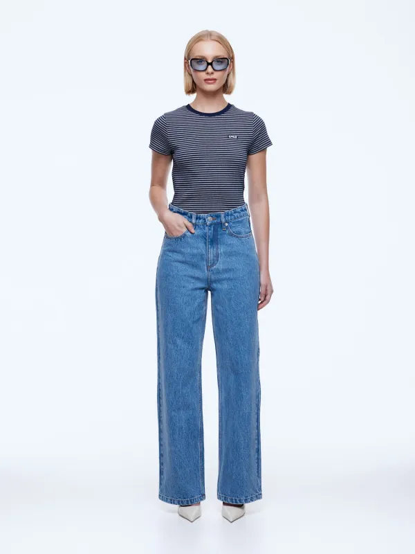 LETTI STRAIGHT LEG JEAN made by Ena Pelly