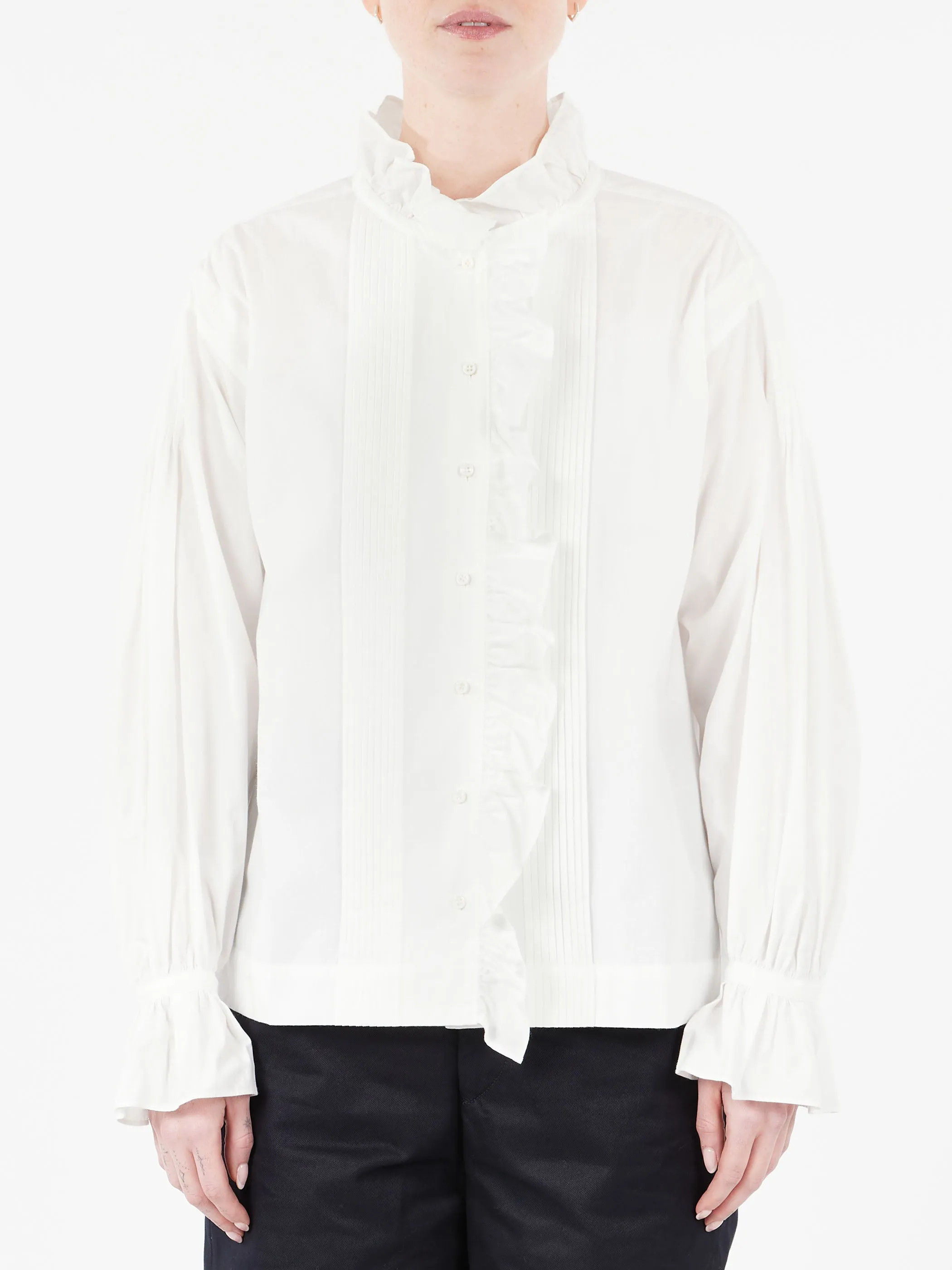 Gathered Collar Blouse sold by gravitypope