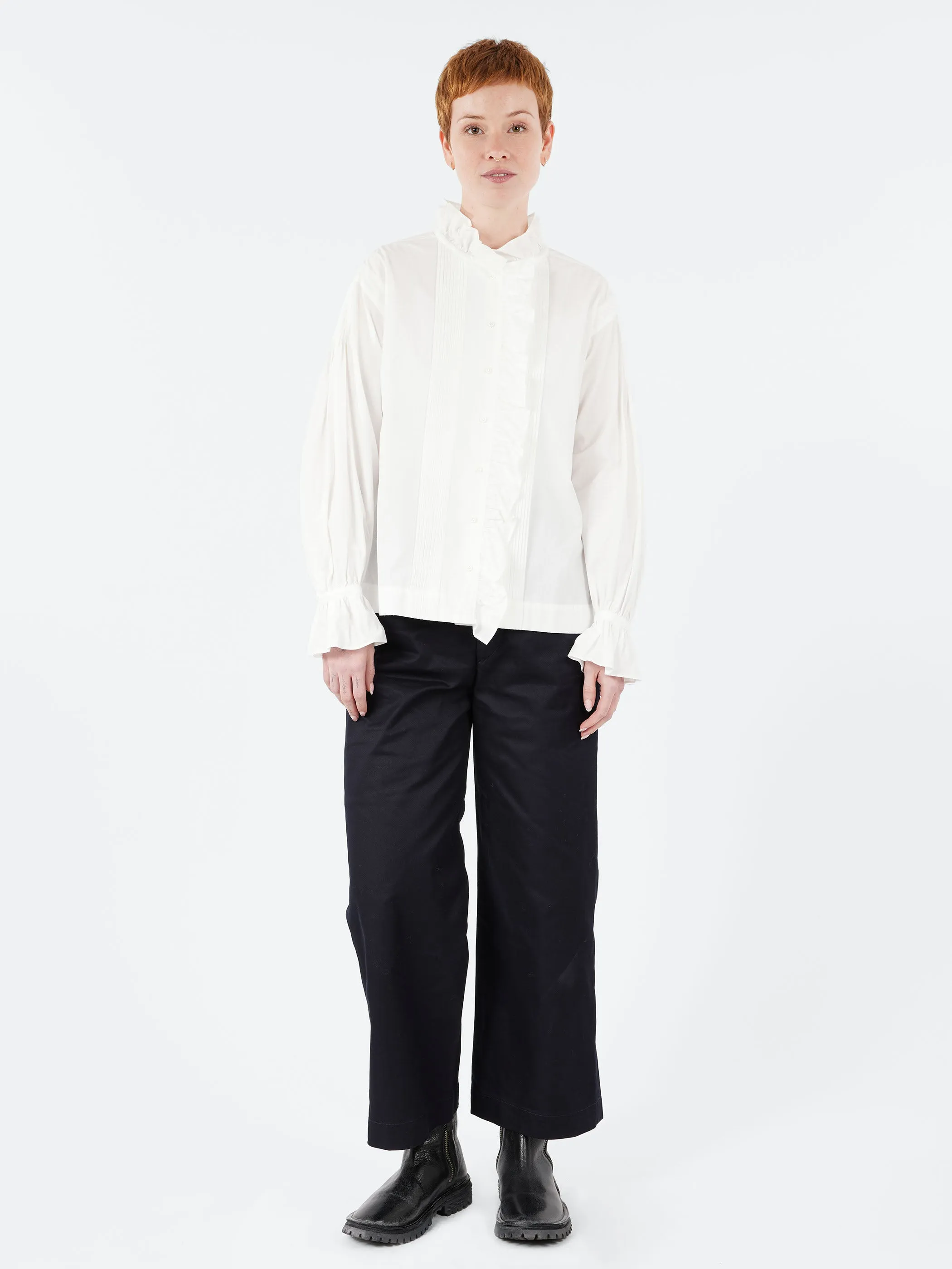 Gathered Collar Blouse sold by gravitypope product image thumbnail 4