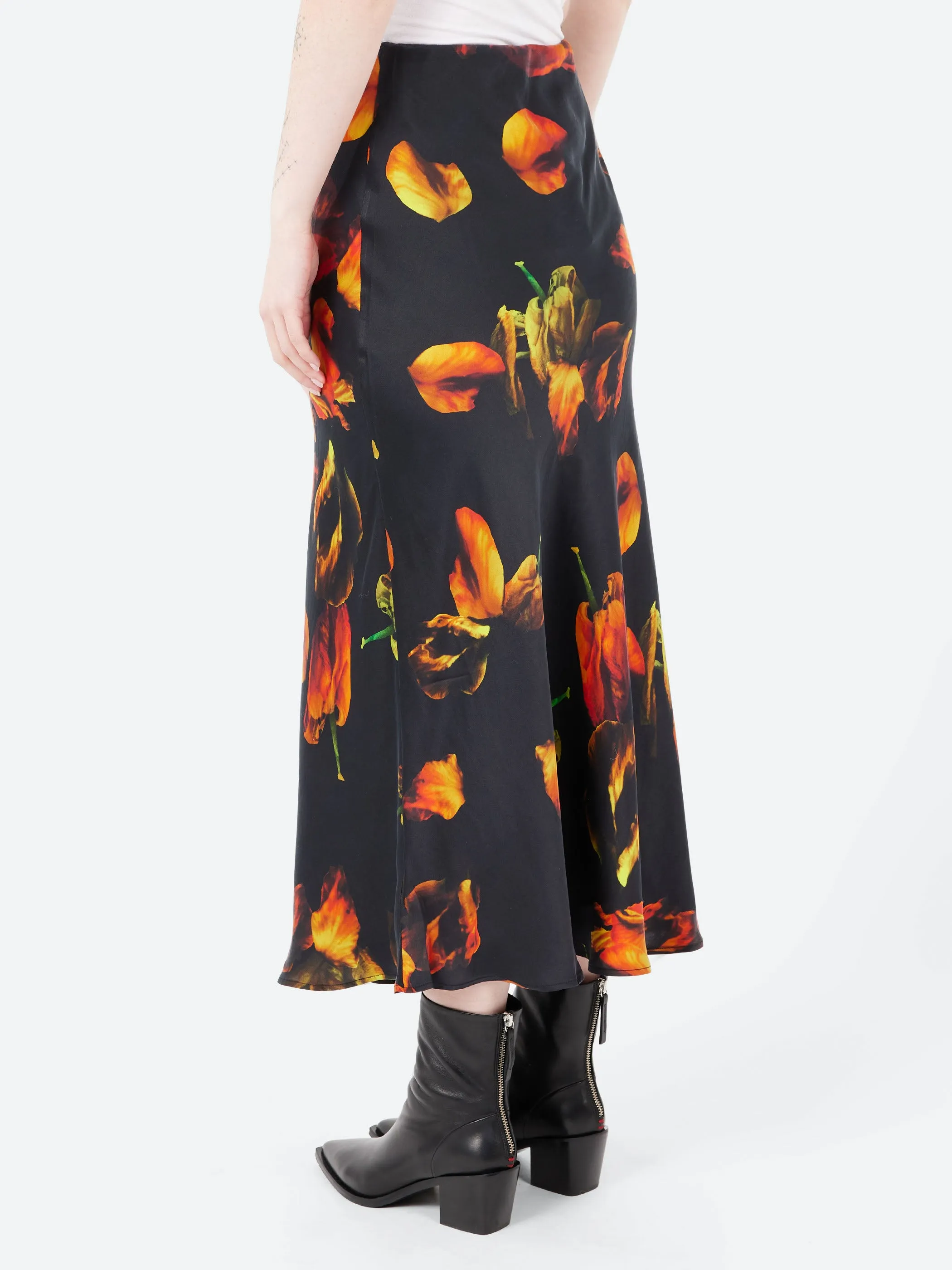 Long Bias Cut Skirt sold by gravitypope product image thumbnail 3