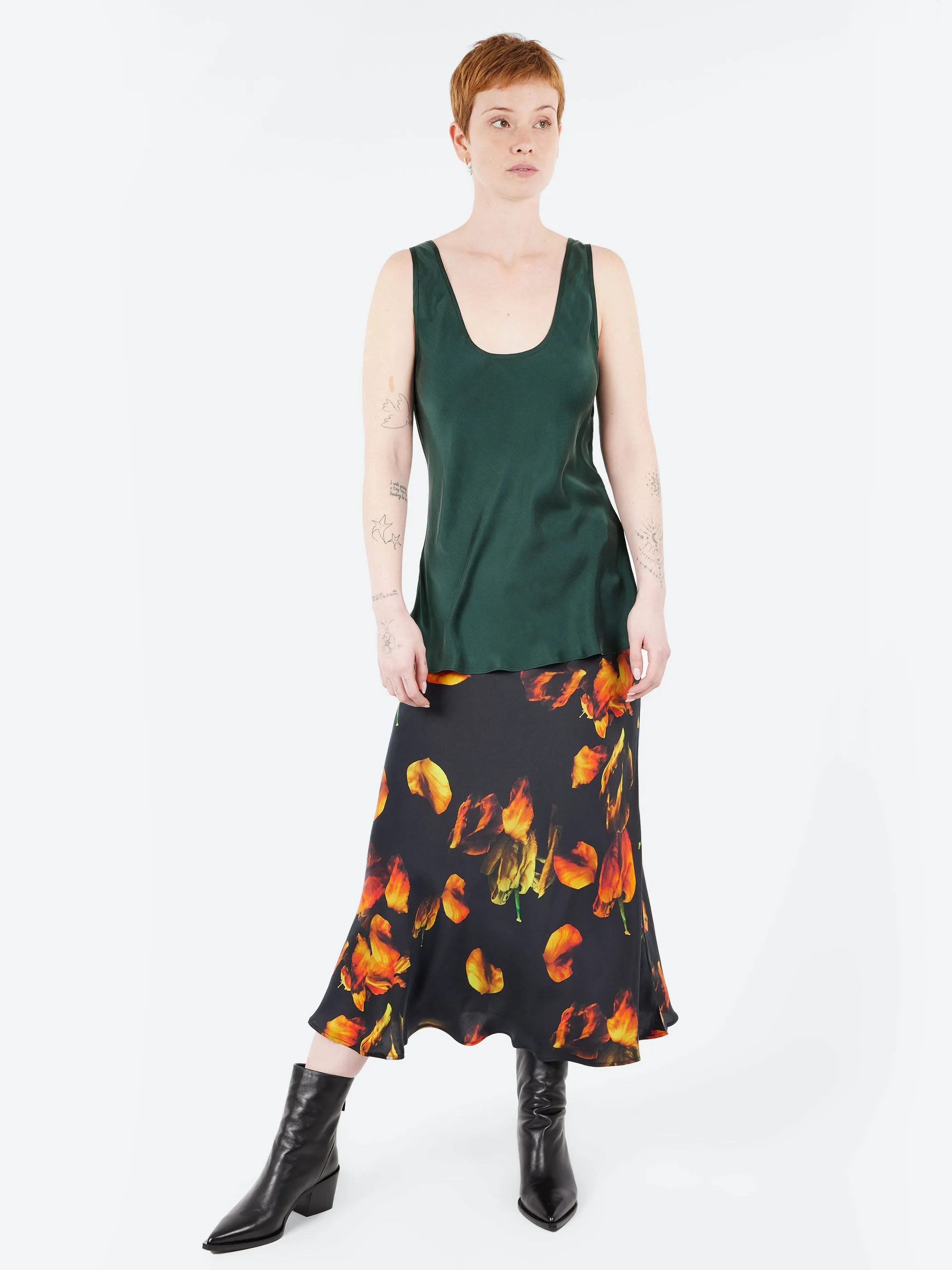 Long Bias Cut Skirt sold by gravitypope product image thumbnail 2