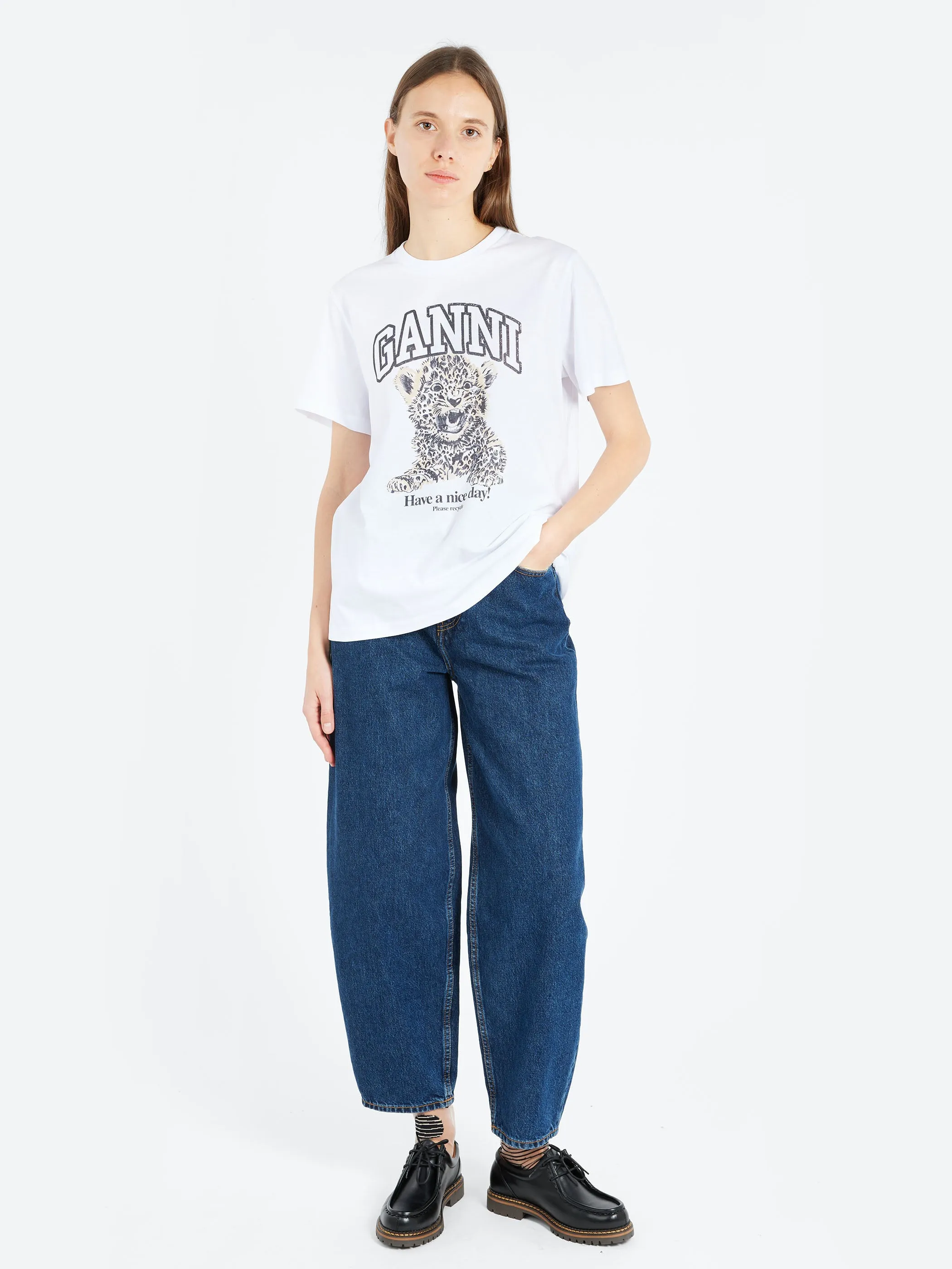 Leopard Relaxed T-Shirt sold by gravitypope product image thumbnail 4