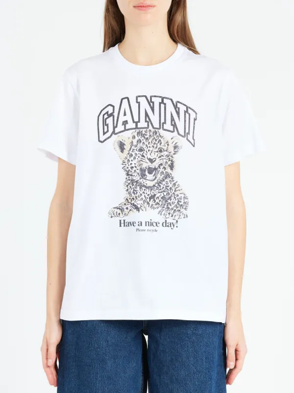 Leopard Relaxed T-Shirt sold by gravitypope