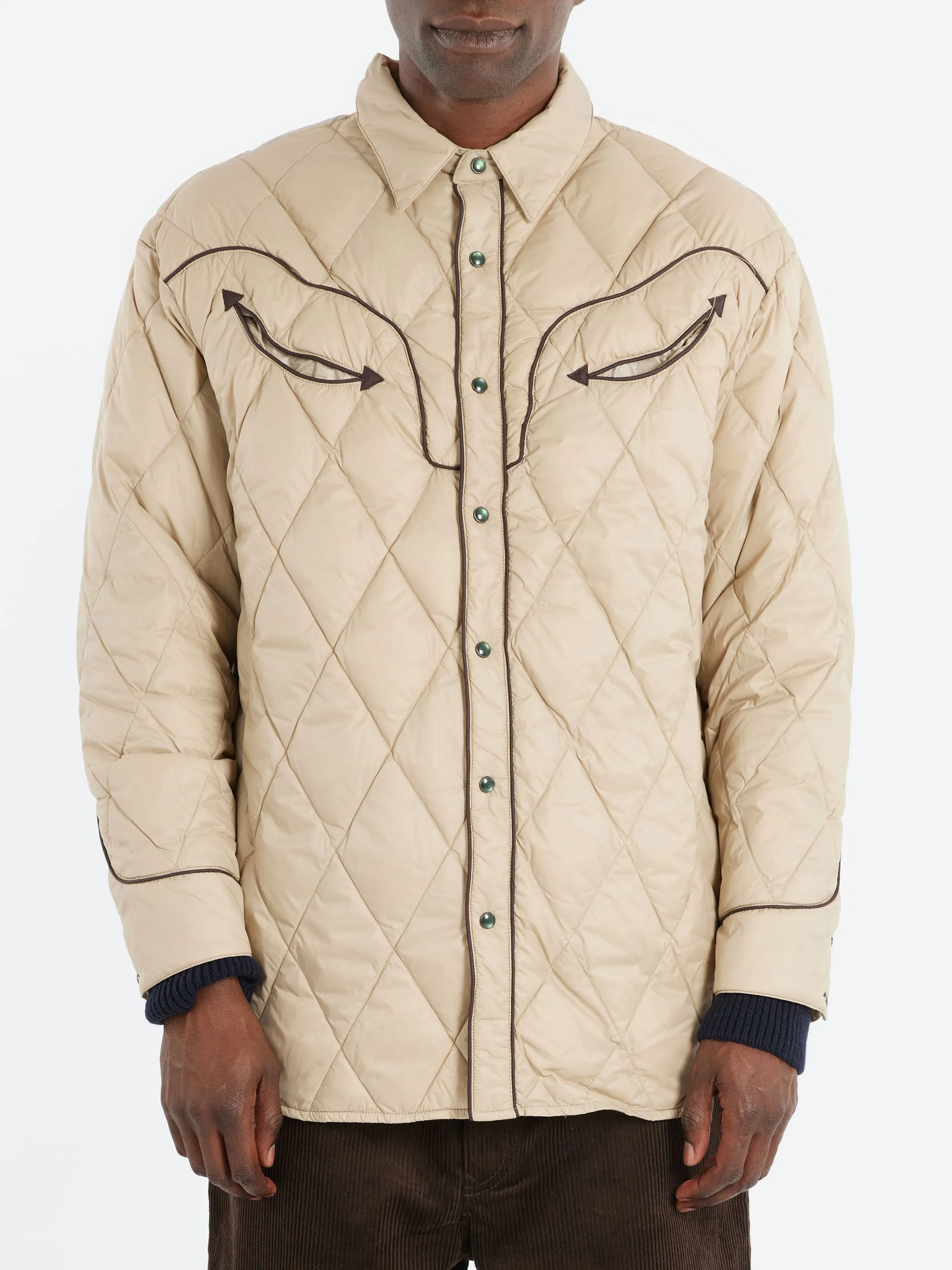 Western Piping Down Shirt sold by gravitypope