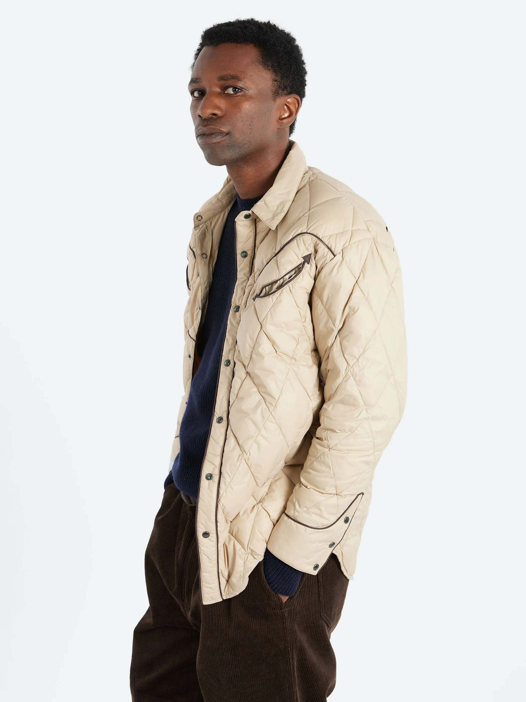 Western Piping Down Shirt sold by gravitypope product image thumbnail 4