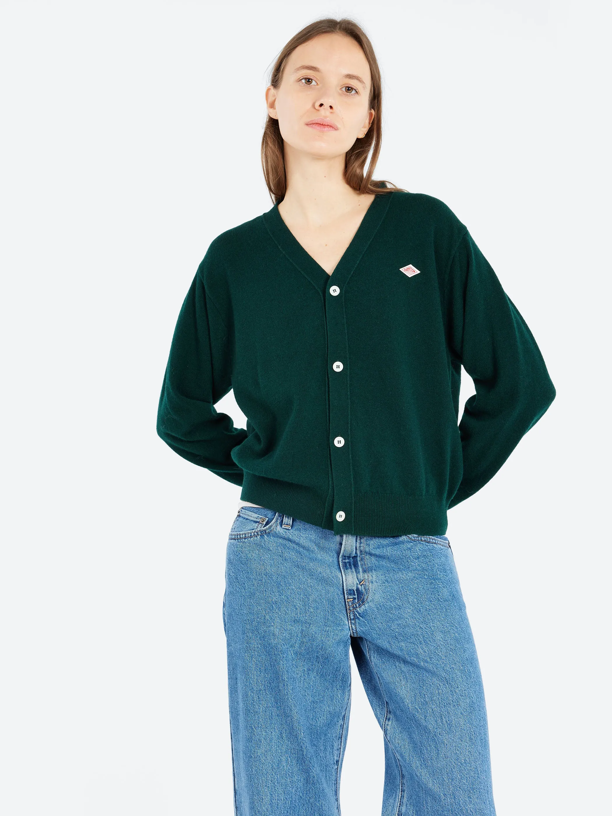 Women's Lambswool V-Neck Knit Cardigan sold by gravitypope product image thumbnail 4