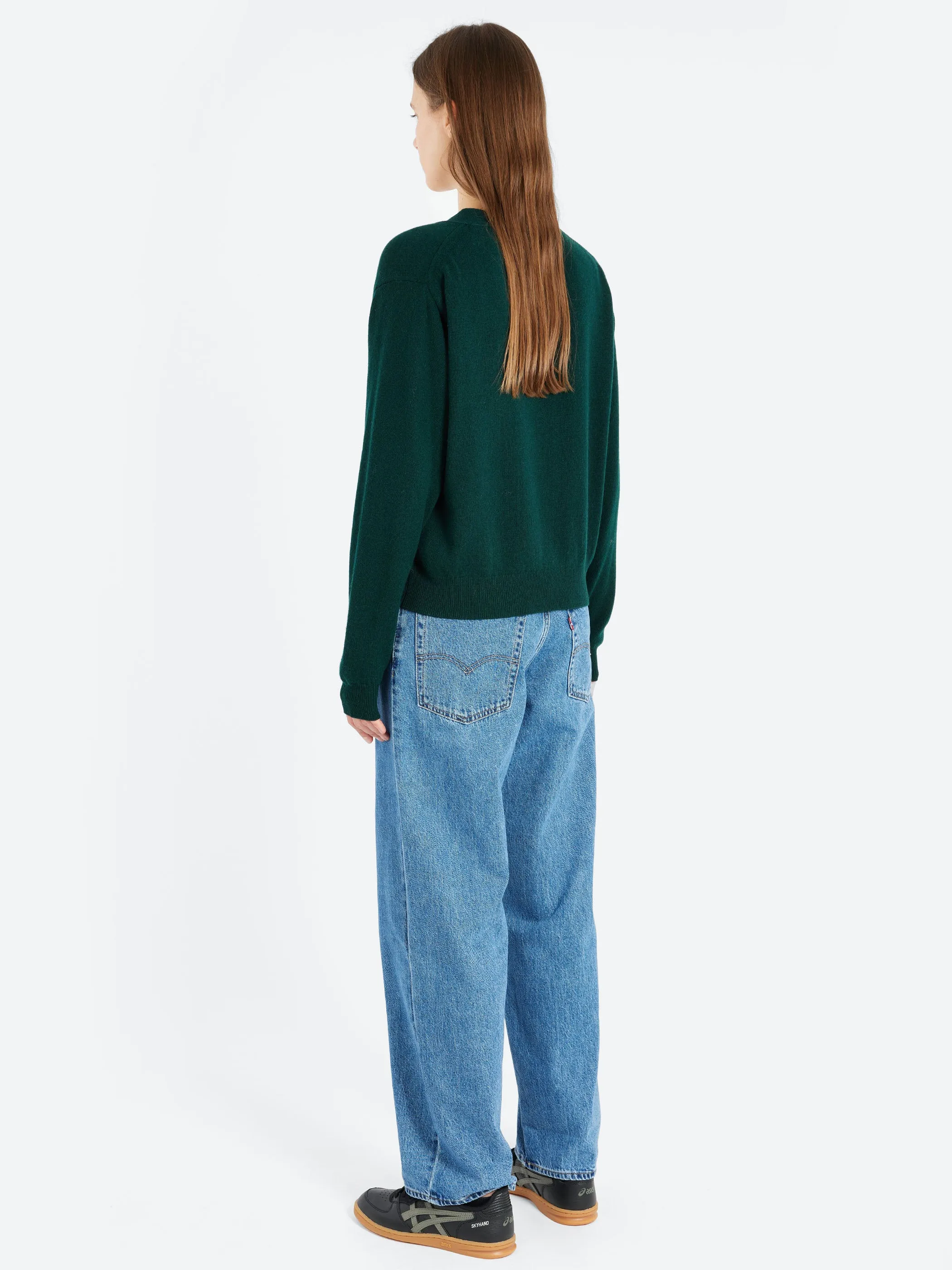 Women's Lambswool V-Neck Knit Cardigan sold by gravitypope product image thumbnail 3