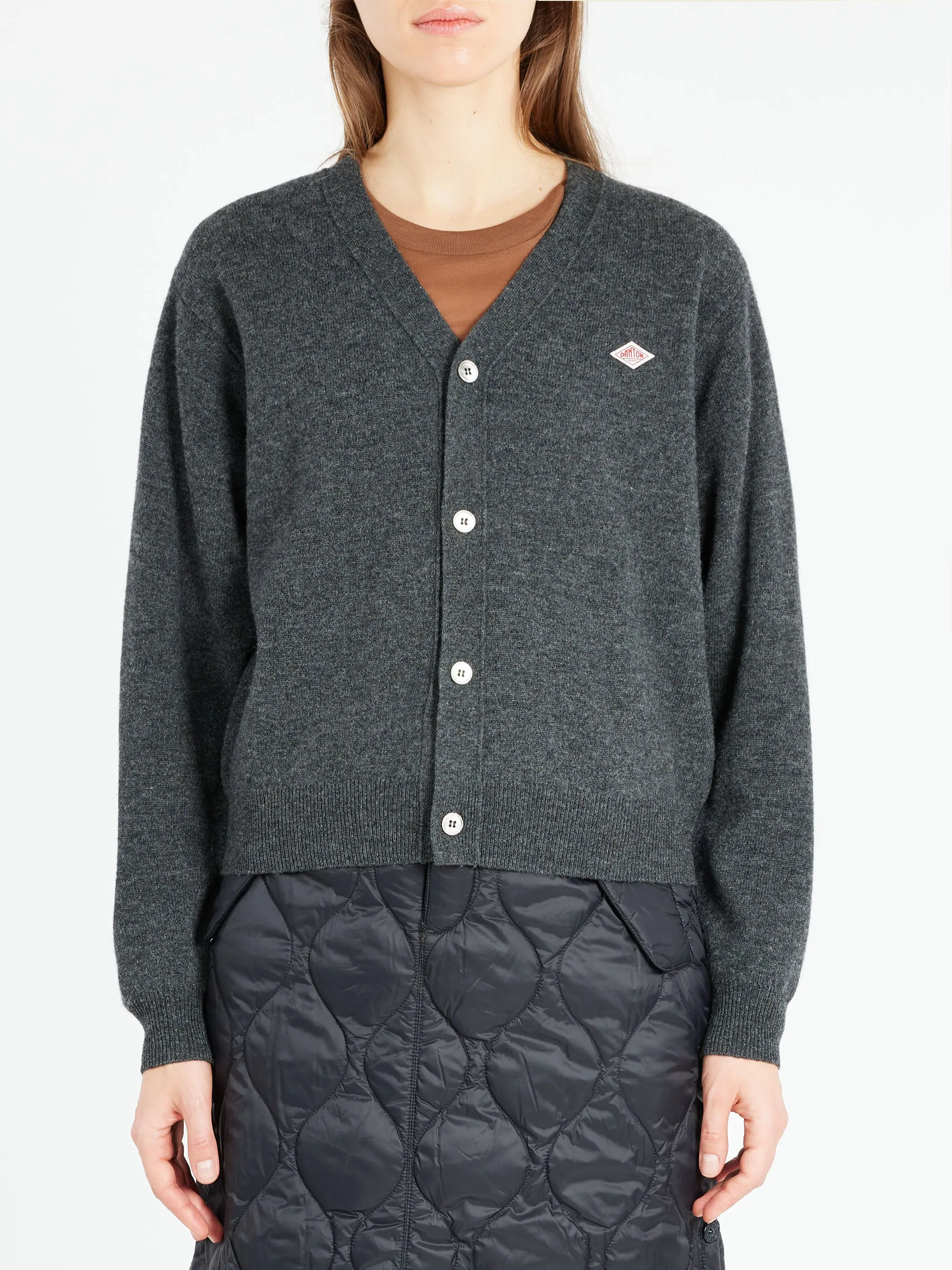 Women's Lambswool V-Neck Knit Cardigan sold by gravitypope