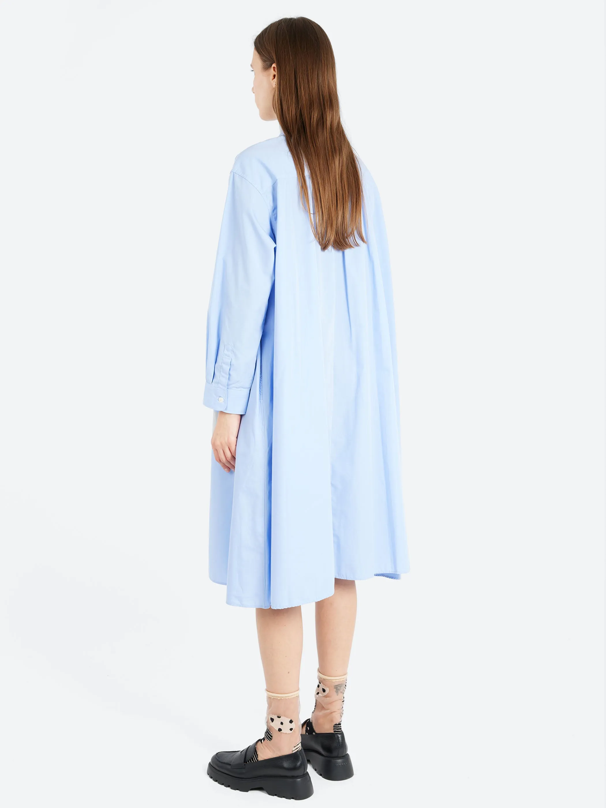 Broadcloth Gathered Shirt Dress sold by gravitypope product image thumbnail 3
