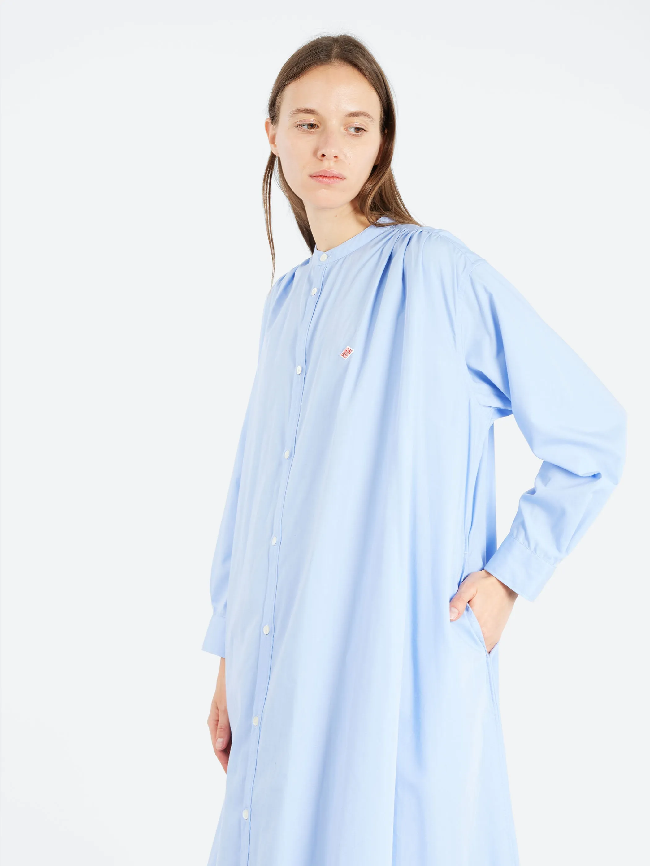 Broadcloth Gathered Shirt Dress sold by gravitypope product image thumbnail 4