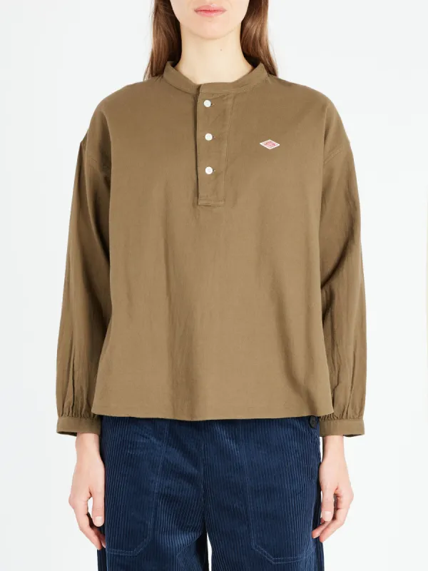 Henley Neck Pullover Shirt sold by gravitypope