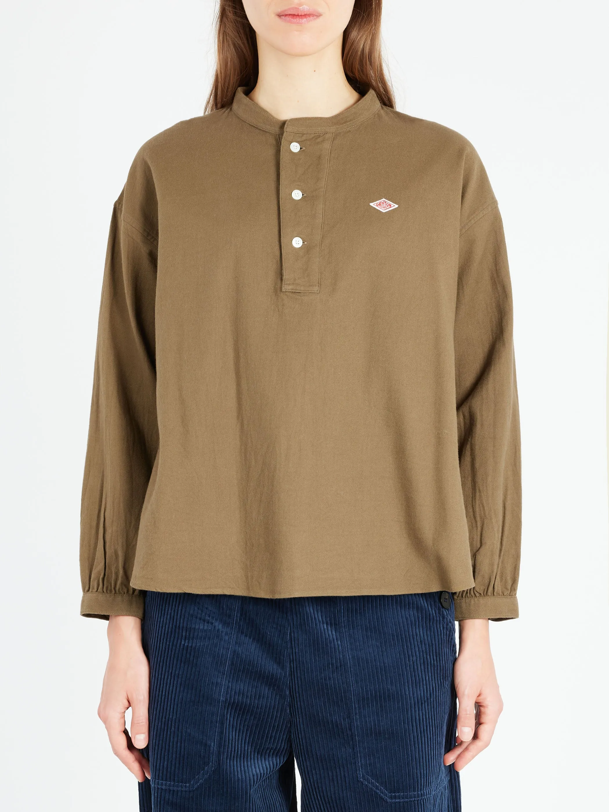 Henley Neck Pullover Shirt sold by gravitypope