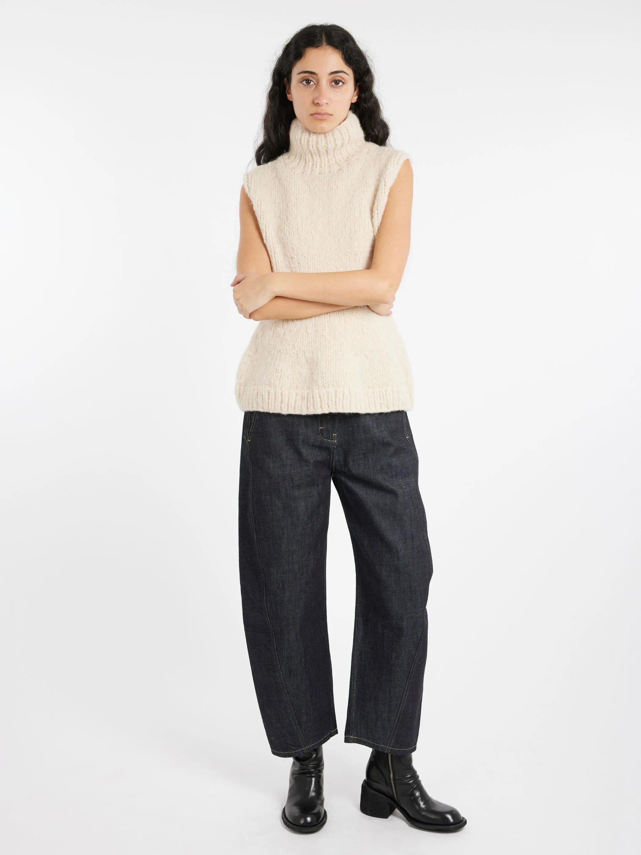 Handknit Peplum Shell sold by gravitypope product image thumbnail 4