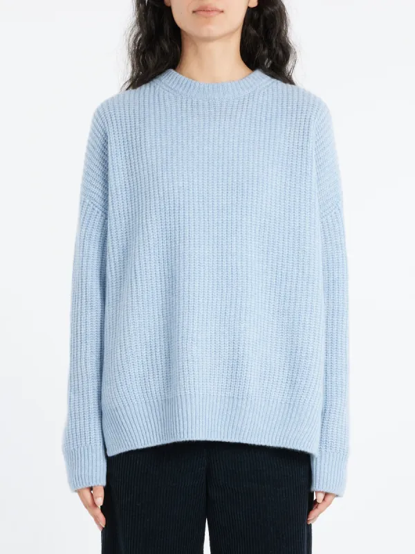 Rib Stitch Crewneck Big Pullover sold by gravitypope