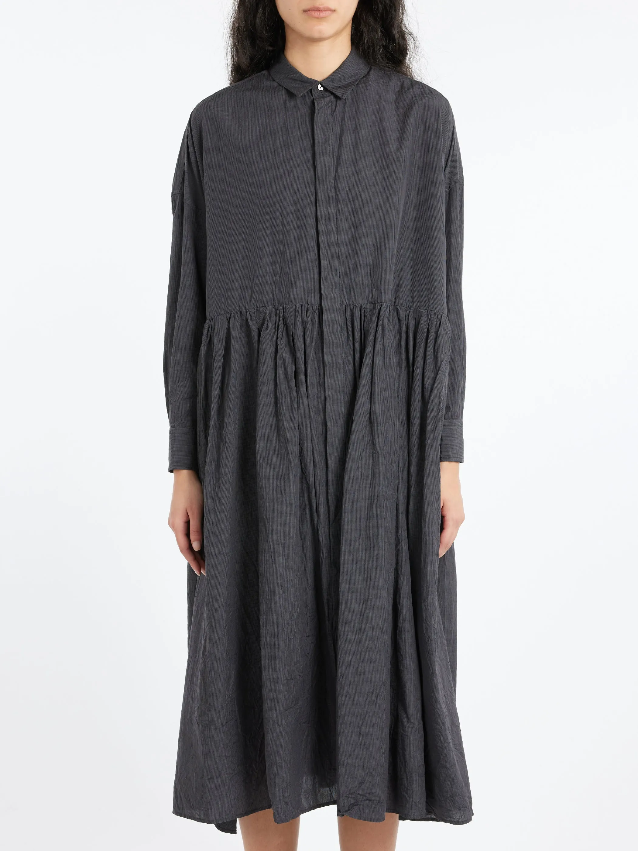 Pleated Baggy Shirt Dress sold by gravitypope