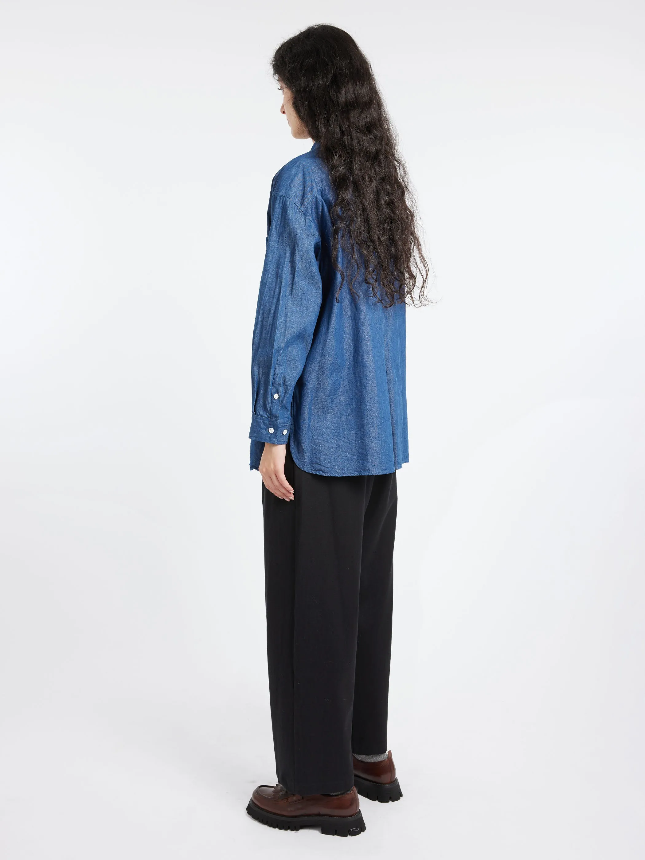 Chambray Baggy Shirt sold by gravitypope product image thumbnail 3