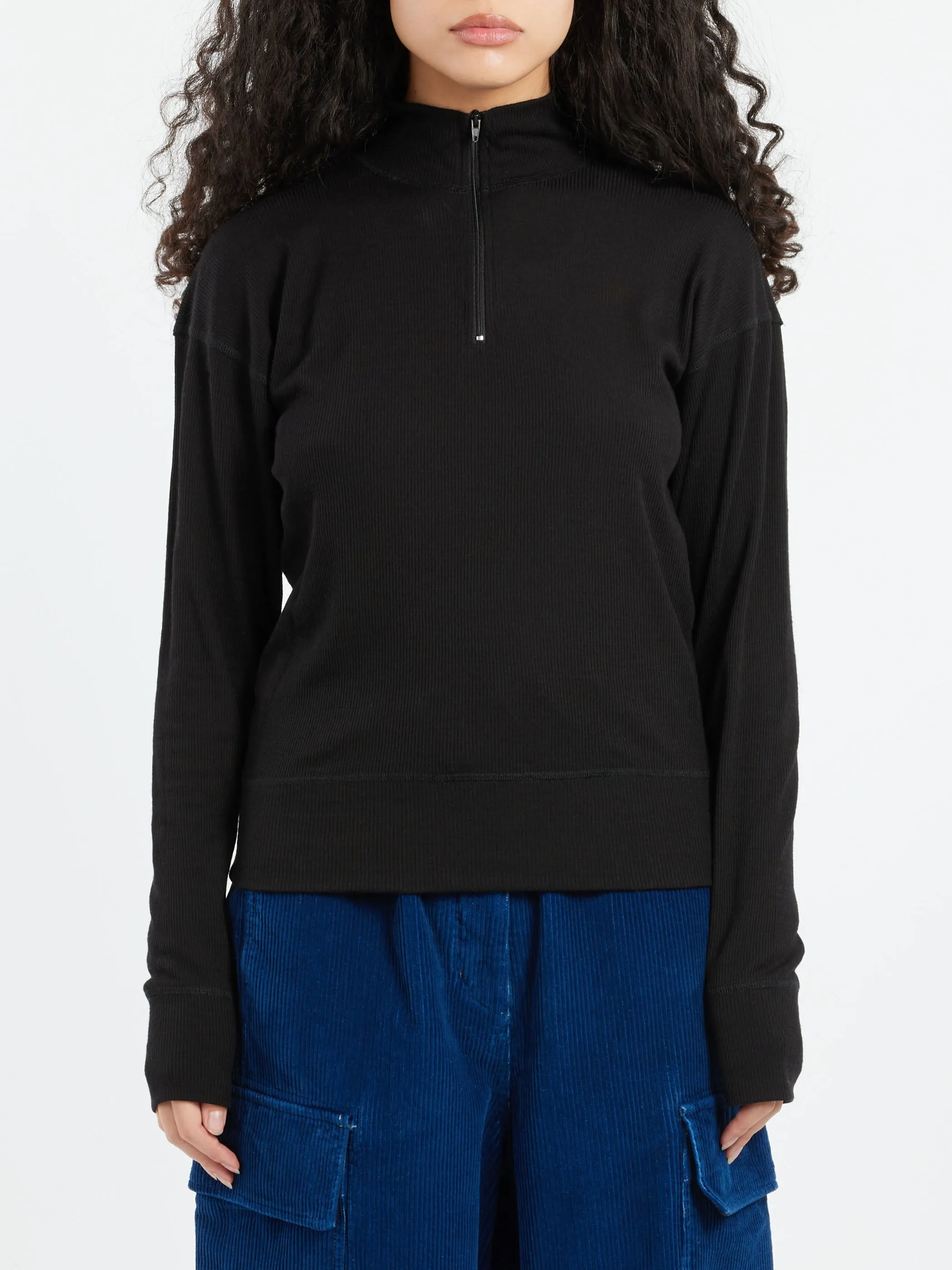 Zipper Pull Over Sweater sold by gravitypope