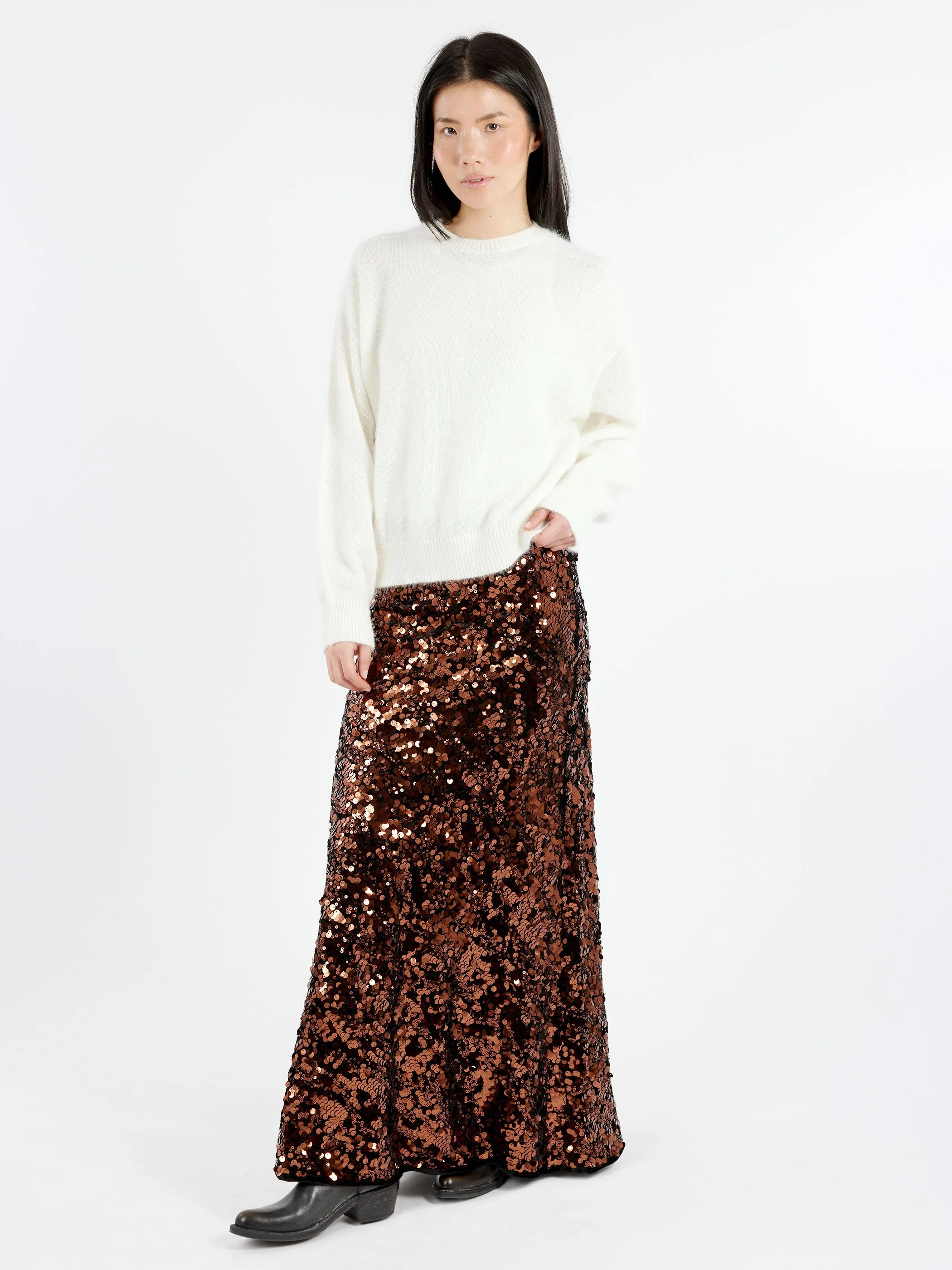 Sequins Maxi Skirt sold by gravitypope product image thumbnail 2