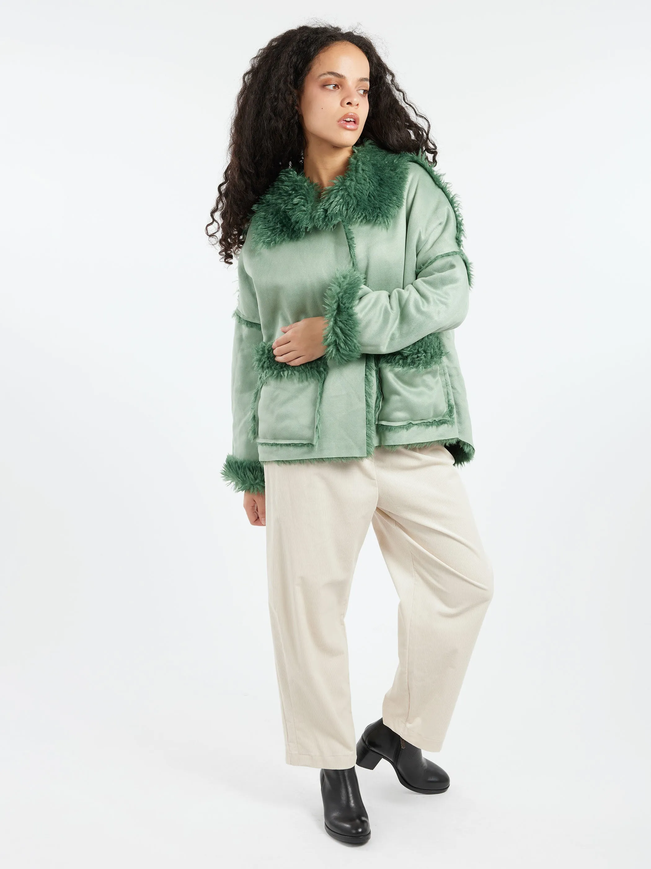 VY8003 Eco Shearling Jacket sold by gravitypope product image thumbnail 4