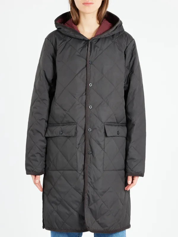 Piping Hood Long Down Coat sold by gravitypope