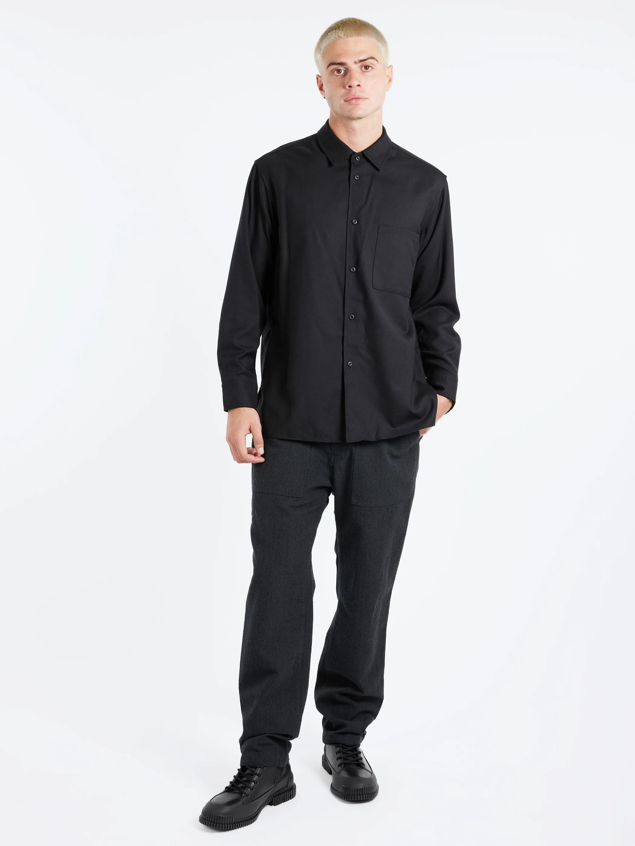 Super 100 Twill Regular Collar Shirt sold by gravitypope product image thumbnail 2