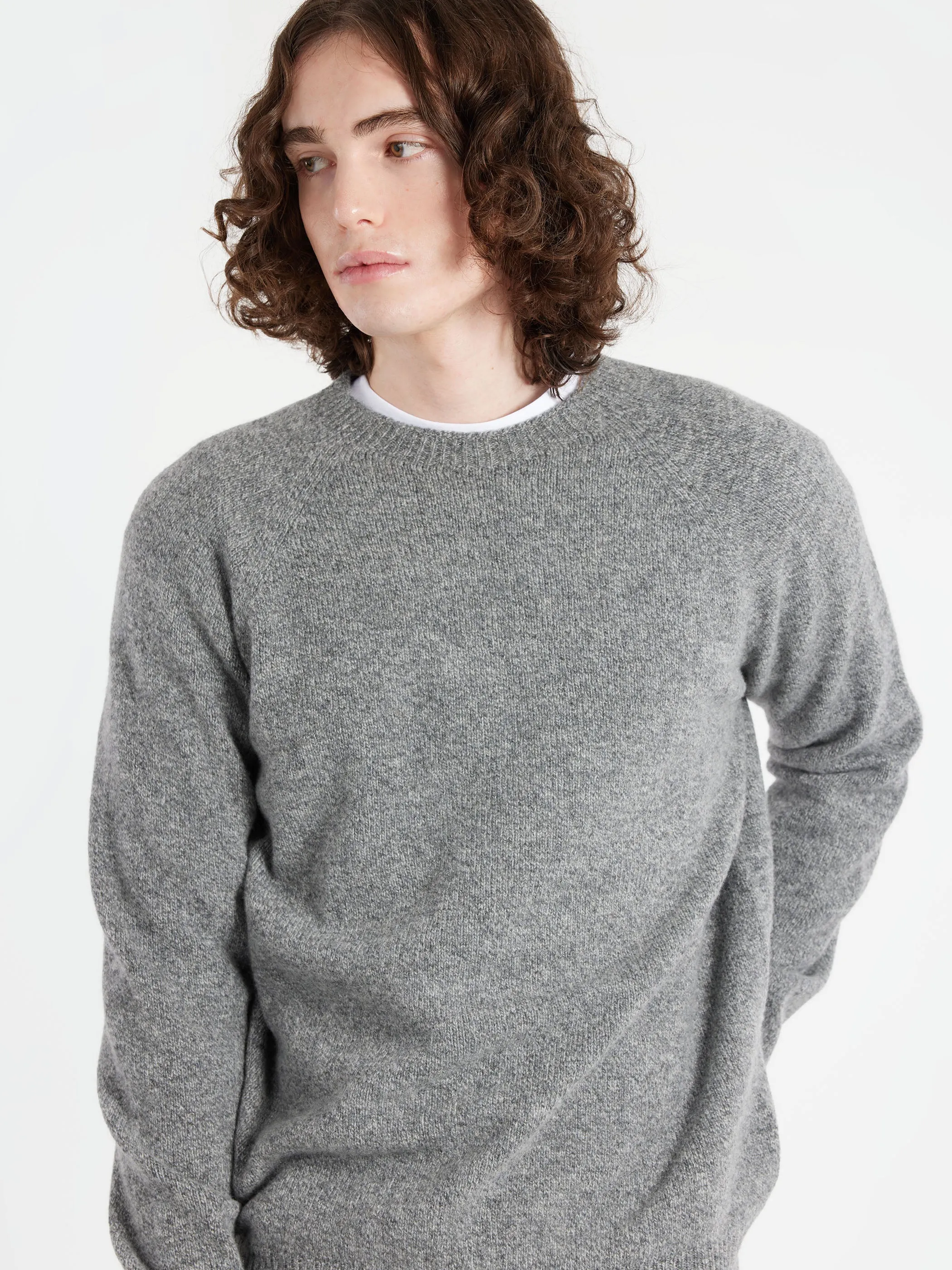 Lambswool Crew Neck Jumper sold by gravitypope product image thumbnail 4