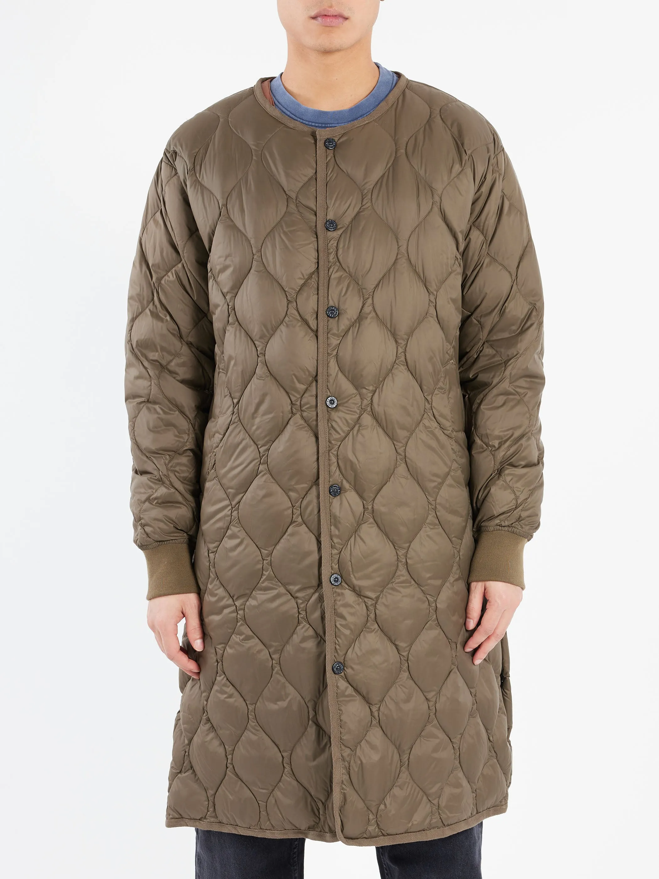 Military Crew Neck Long Down Jacket sold by gravitypope