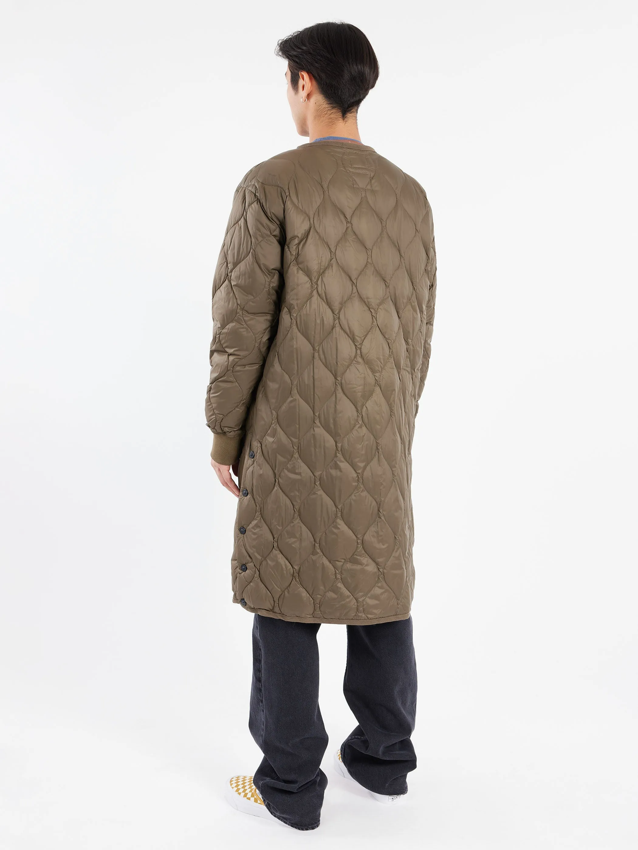 Military Crew Neck Long Down Jacket sold by gravitypope product image thumbnail 3