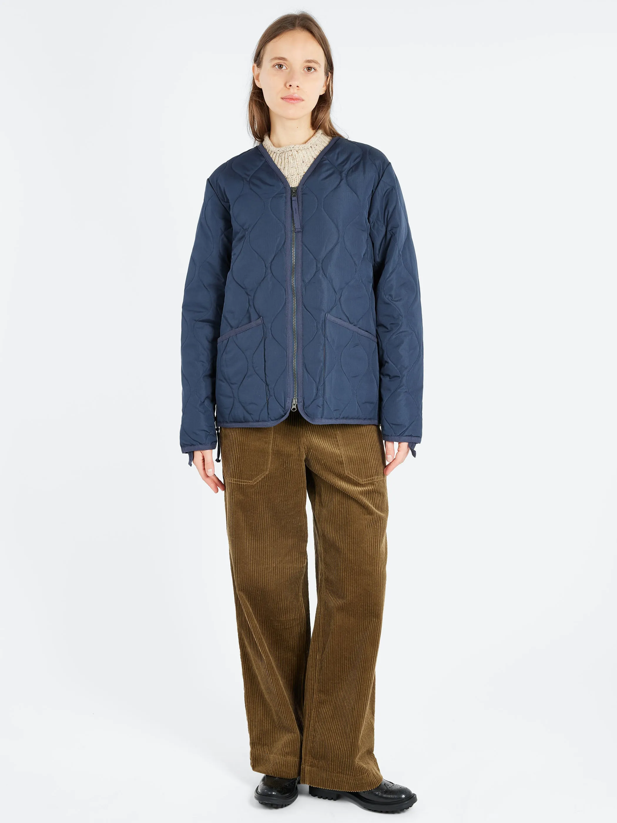 Military Zip V-Neck Down Jacket sold by gravitypope product image thumbnail 4