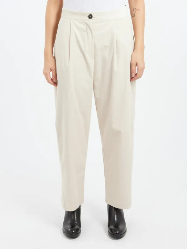 Cord Pants with Pleats sold by gravitypope