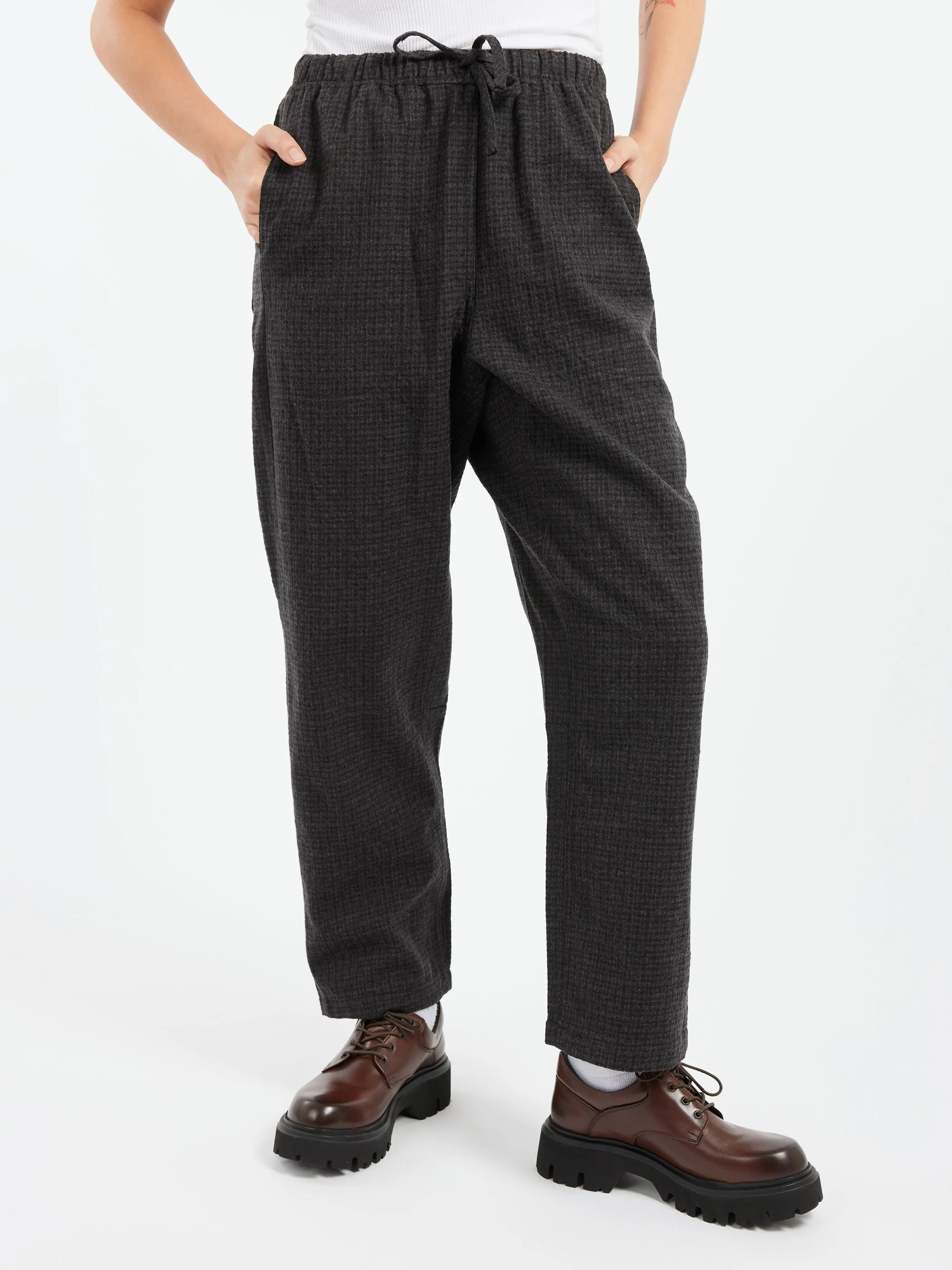 Suki Seersucker Check Trousers sold by gravitypope product image thumbnail 4