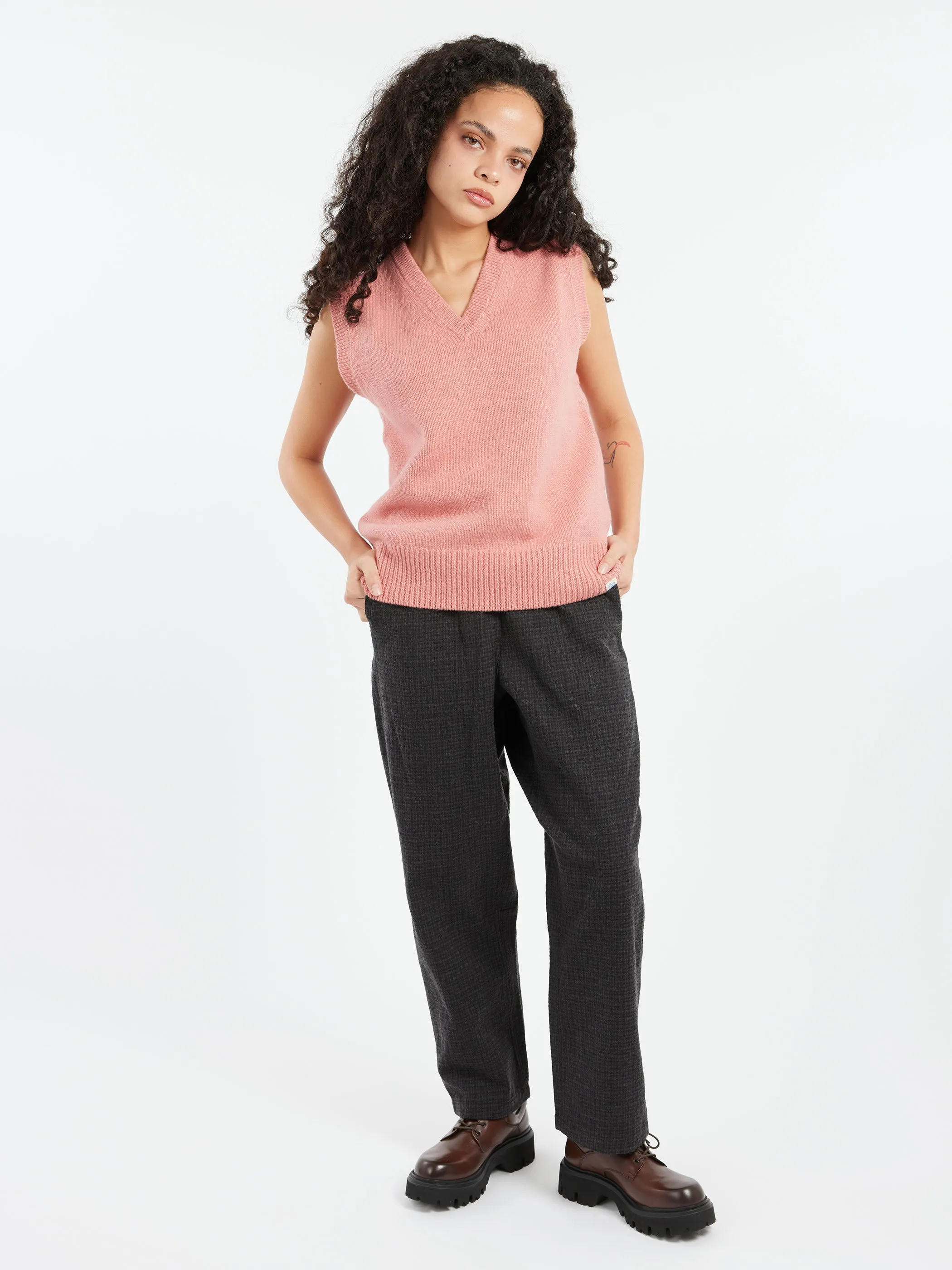 Suki Seersucker Check Trousers sold by gravitypope product image thumbnail 2