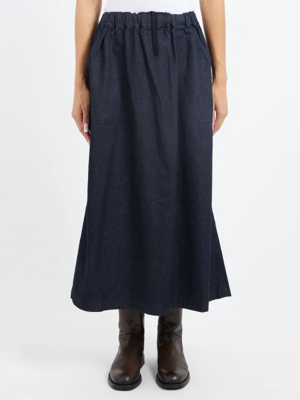Denim Painter Skirt sold by gravitypope