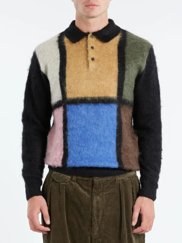 Shaggy Knit Polo sold by gravitypope