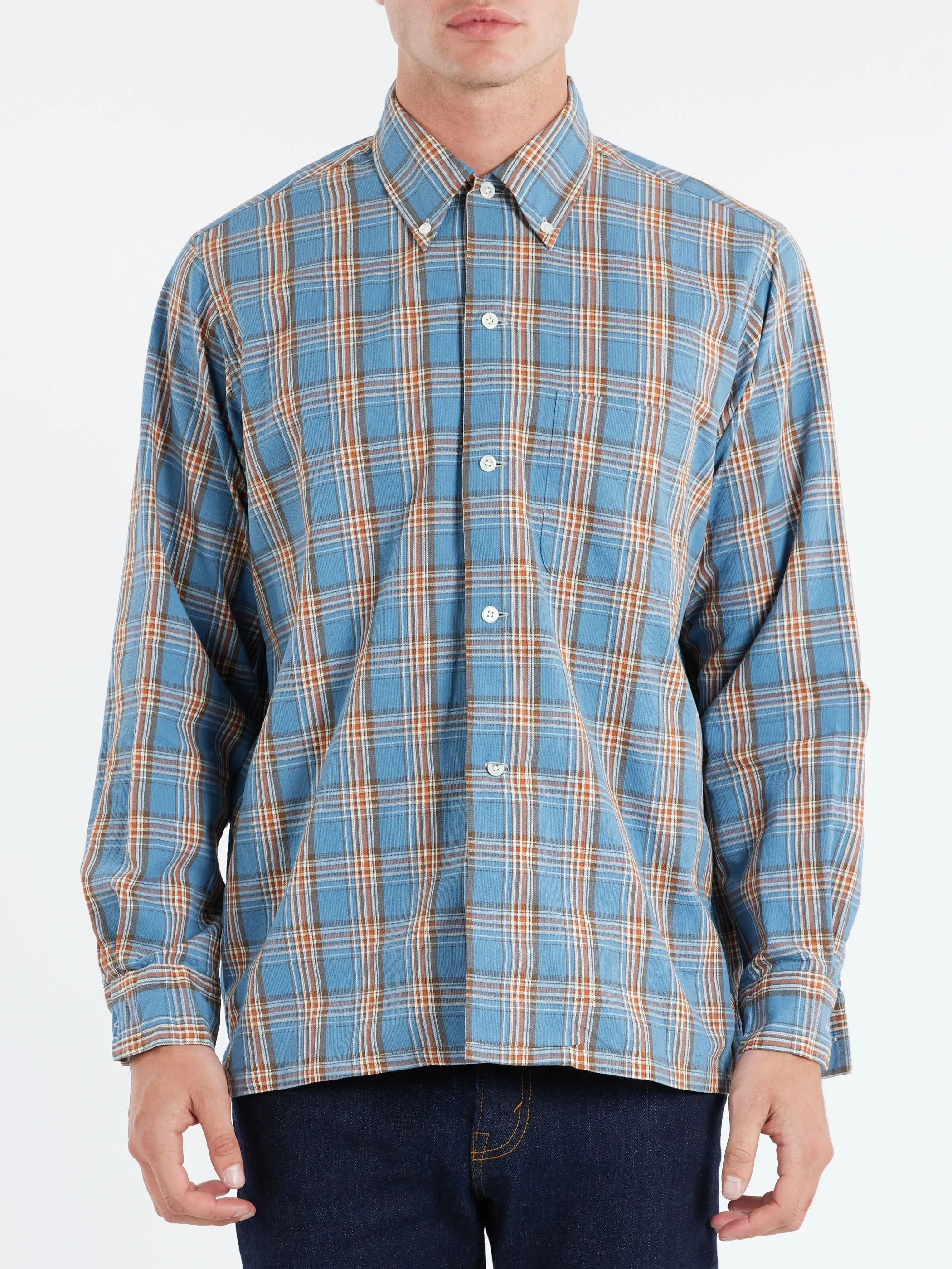 Panama Plaid Button Down Shirt sold by gravitypope
