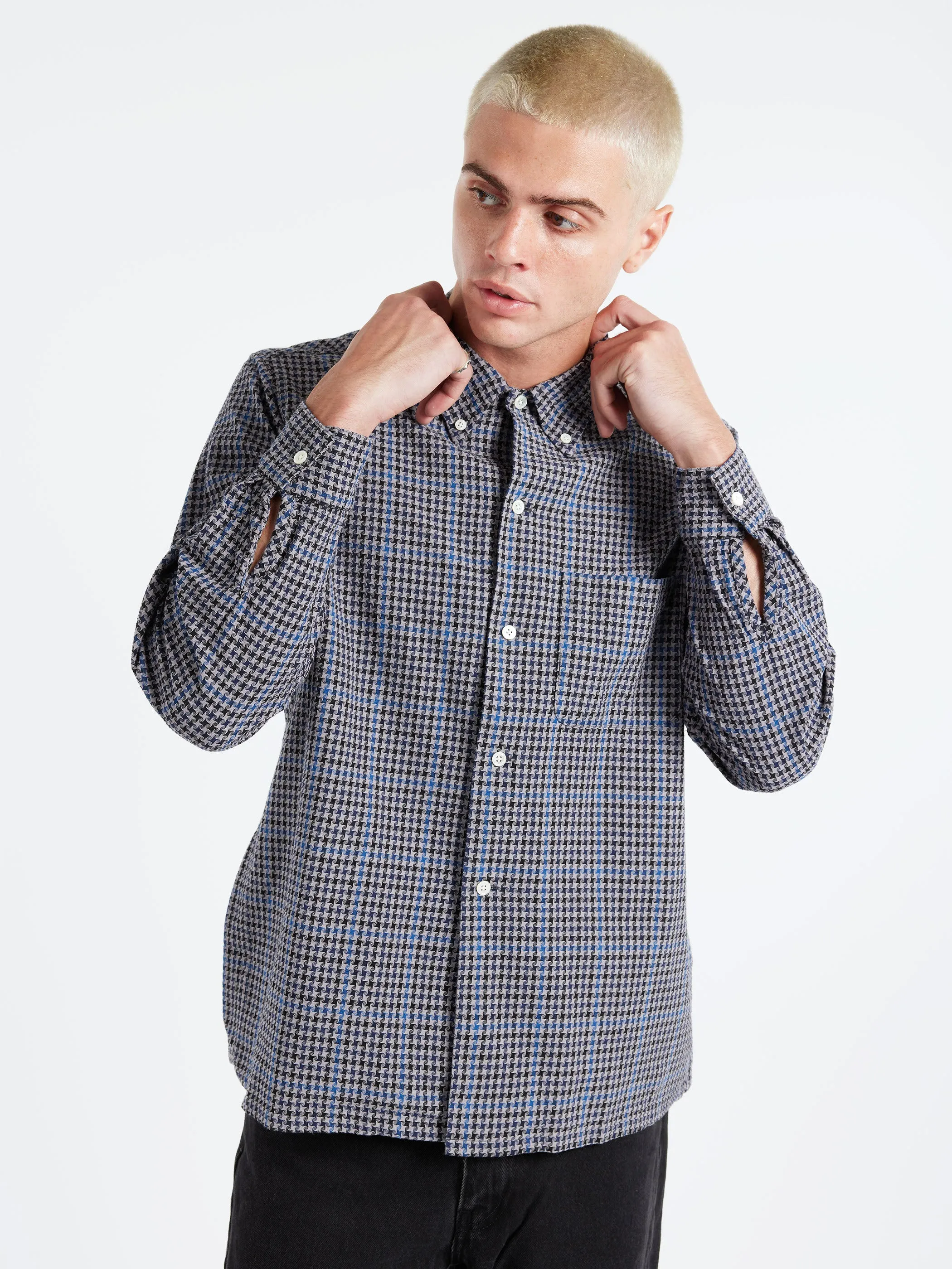 Button Down Shuriken Chidori Shirt sold by gravitypope product image thumbnail 4