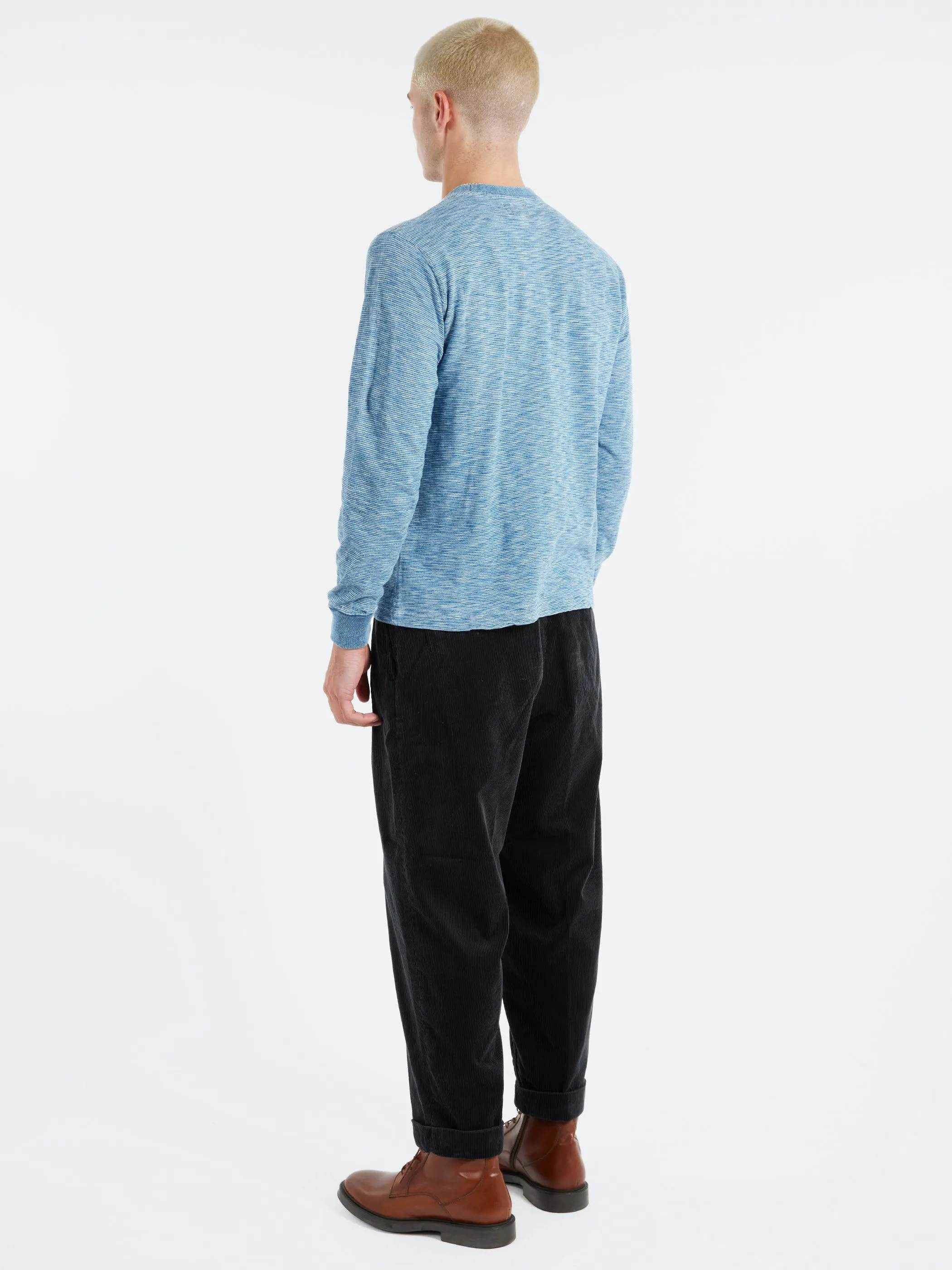 Indigo Slub Yarn Pocket Tee sold by gravitypope product image thumbnail 3