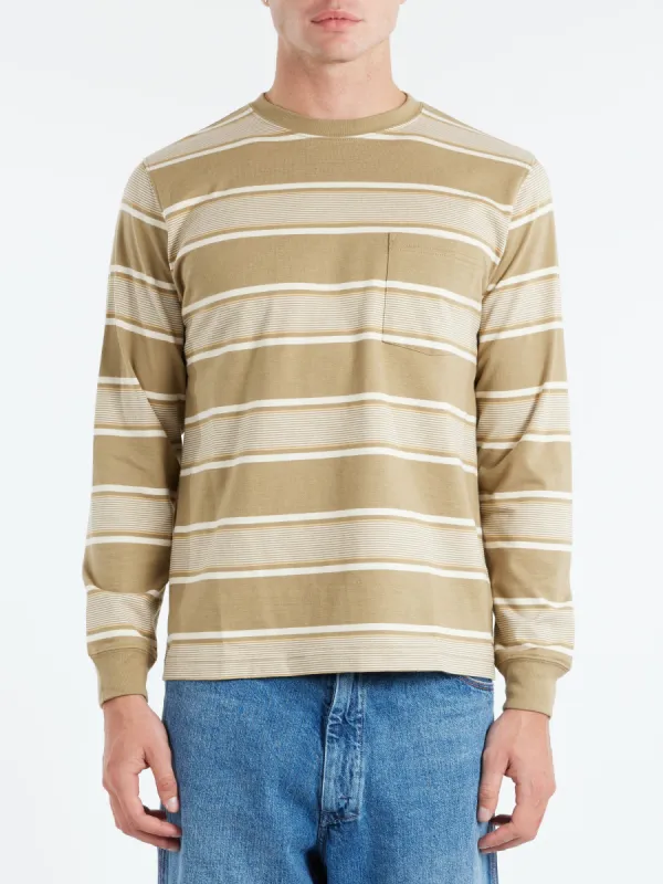 Wide Stripe Pocket Tee sold by gravitypope