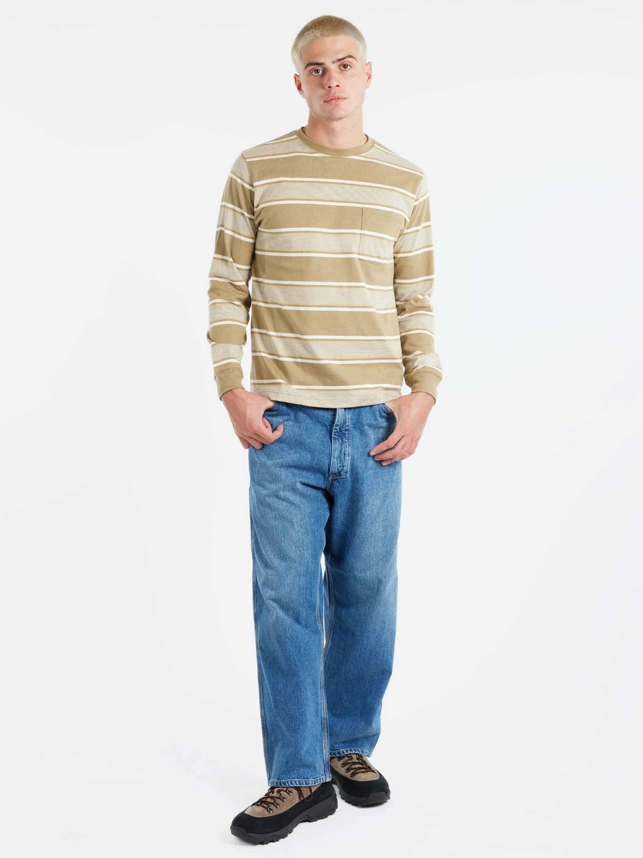 Wide Stripe Pocket Tee sold by gravitypope product image thumbnail 2