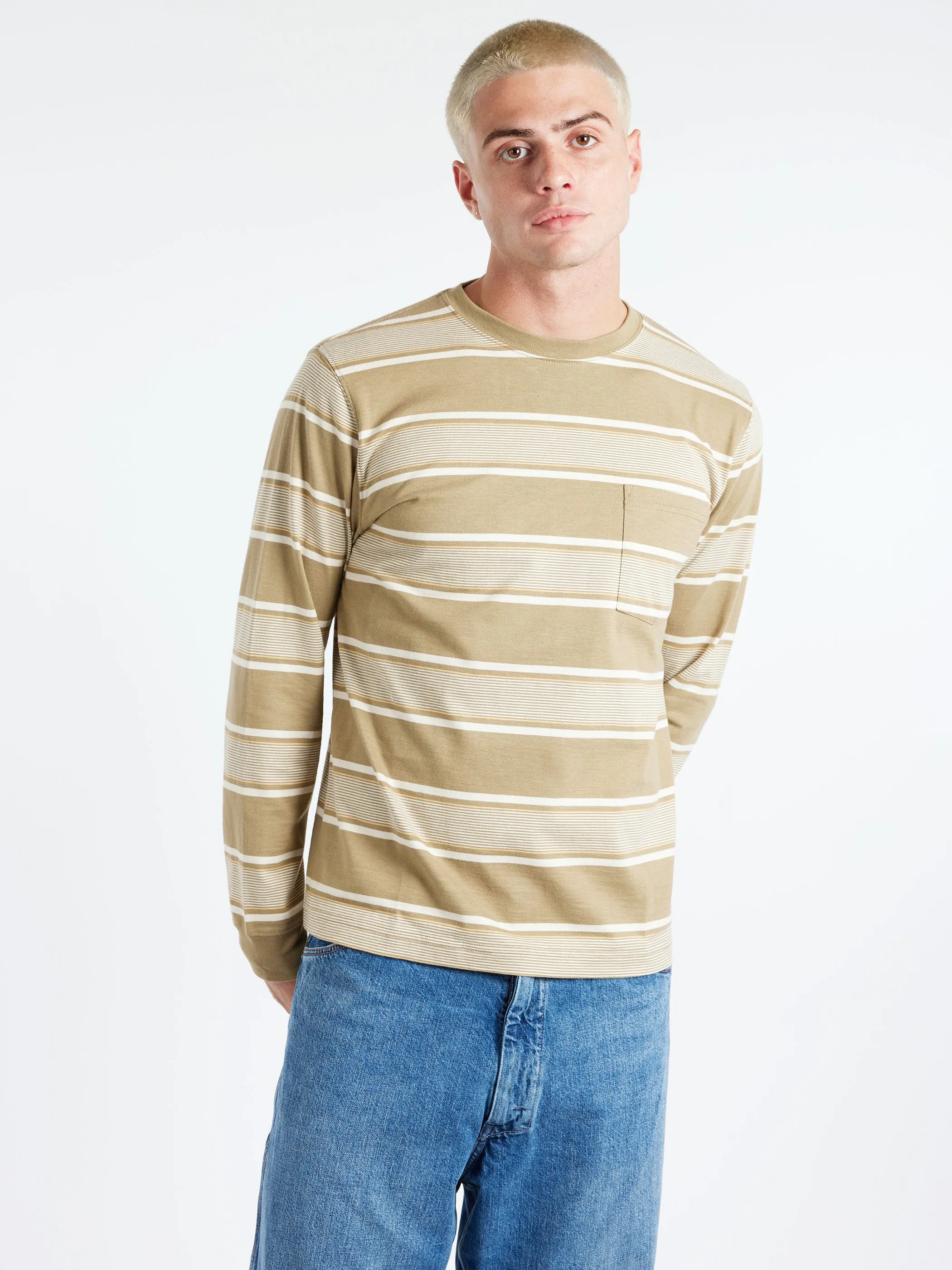 Wide Stripe Pocket Tee sold by gravitypope product image thumbnail 4