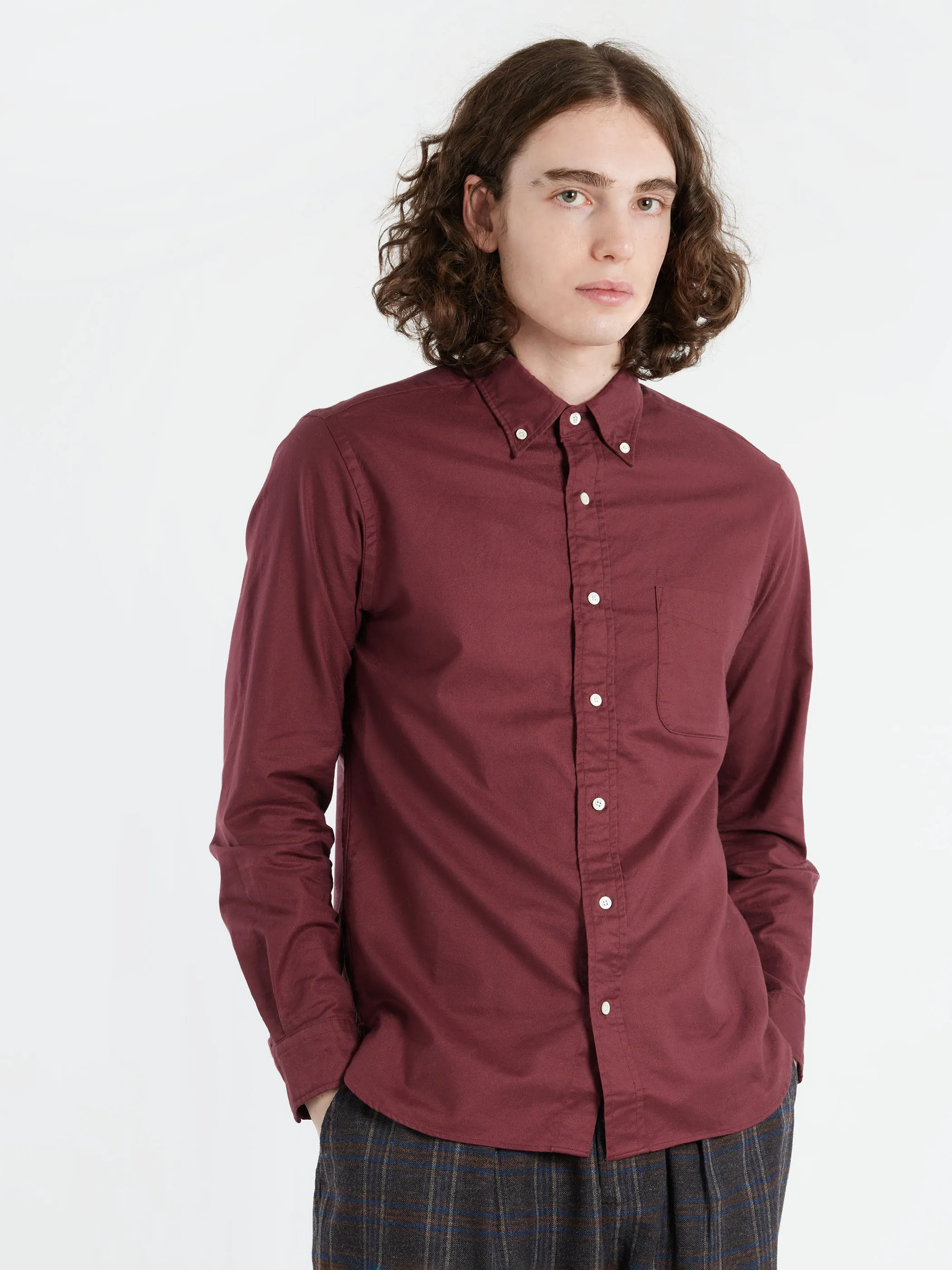 Colour Oxford Button Down Shirt sold by gravitypope product image thumbnail 2