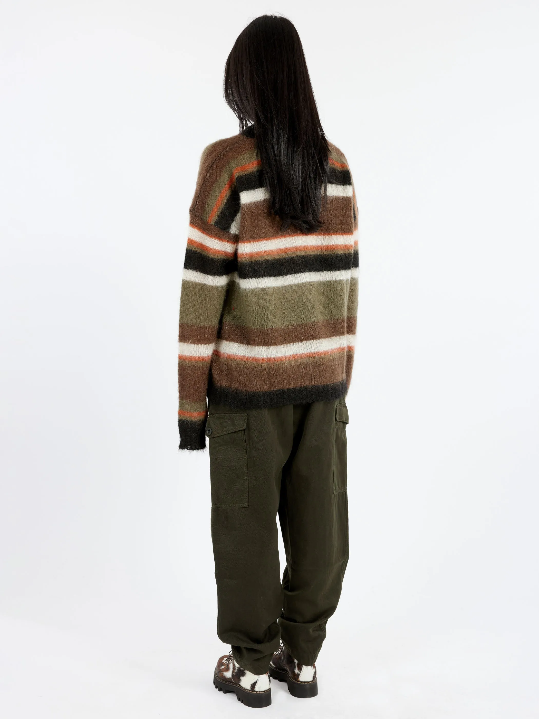 Stripe Mohair Jumper sold by gravitypope product image thumbnail 3