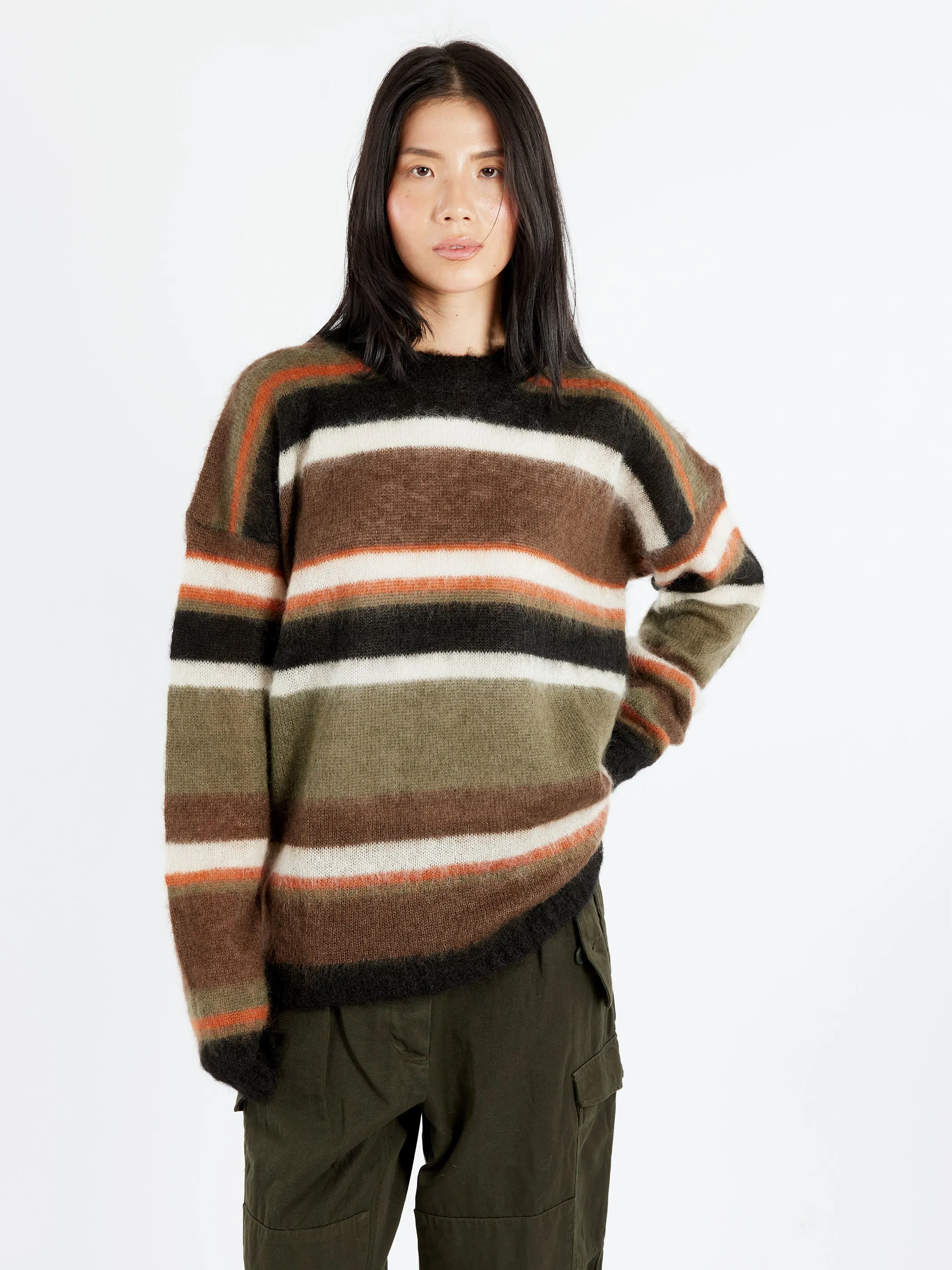 Stripe Mohair Jumper sold by gravitypope product image thumbnail 4