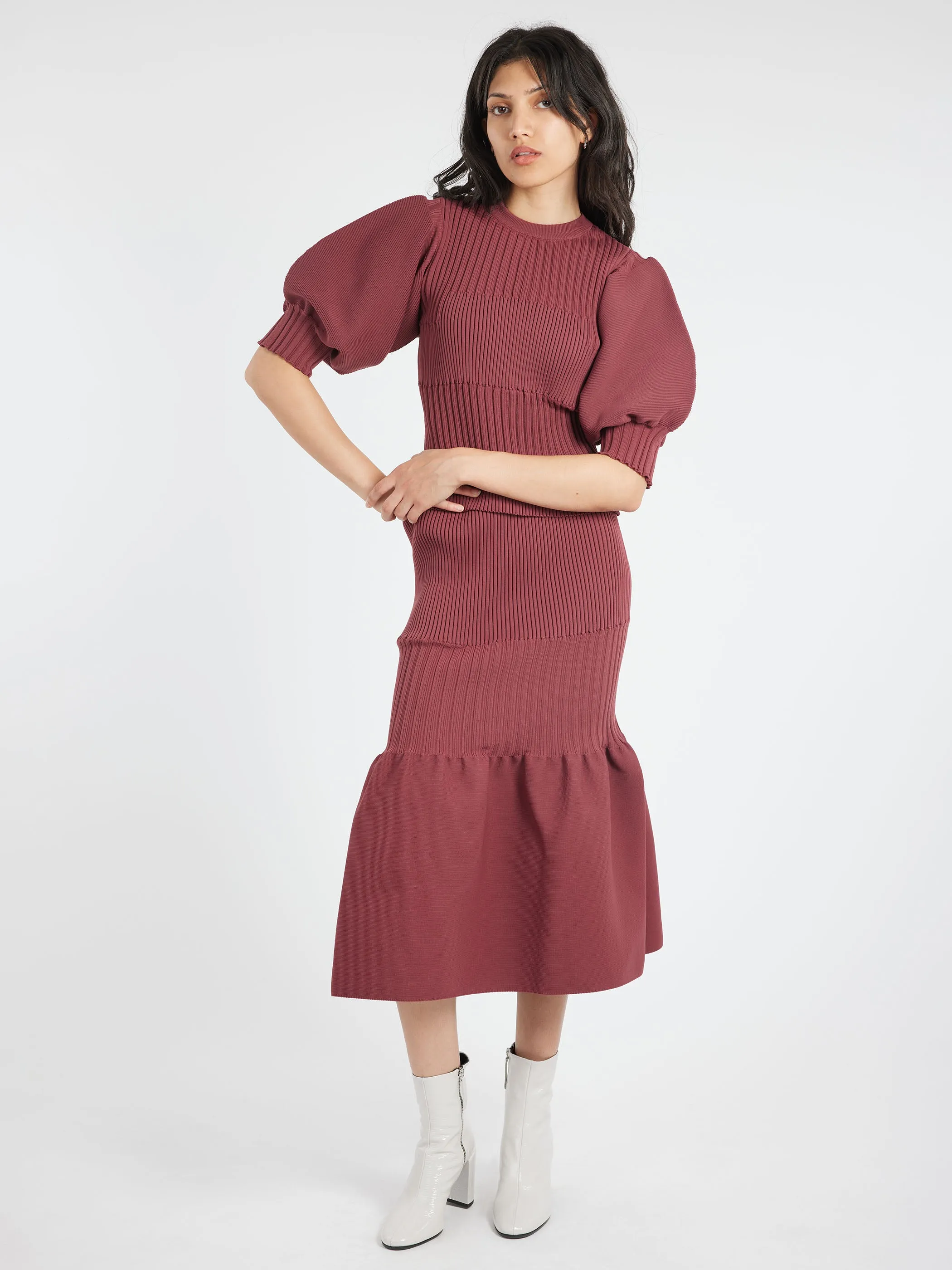 Fluted Mermaid Skirt sold by gravitypope product image thumbnail 2