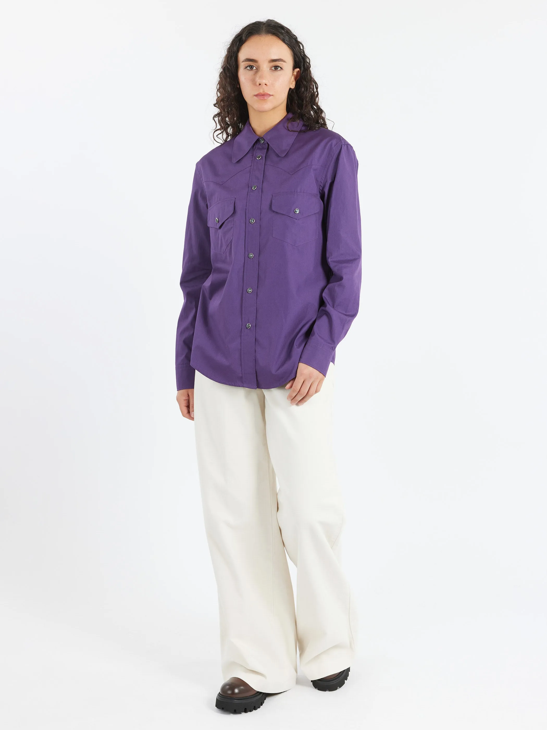 Cotton Poplin Shirt sold by gravitypope product image thumbnail 2