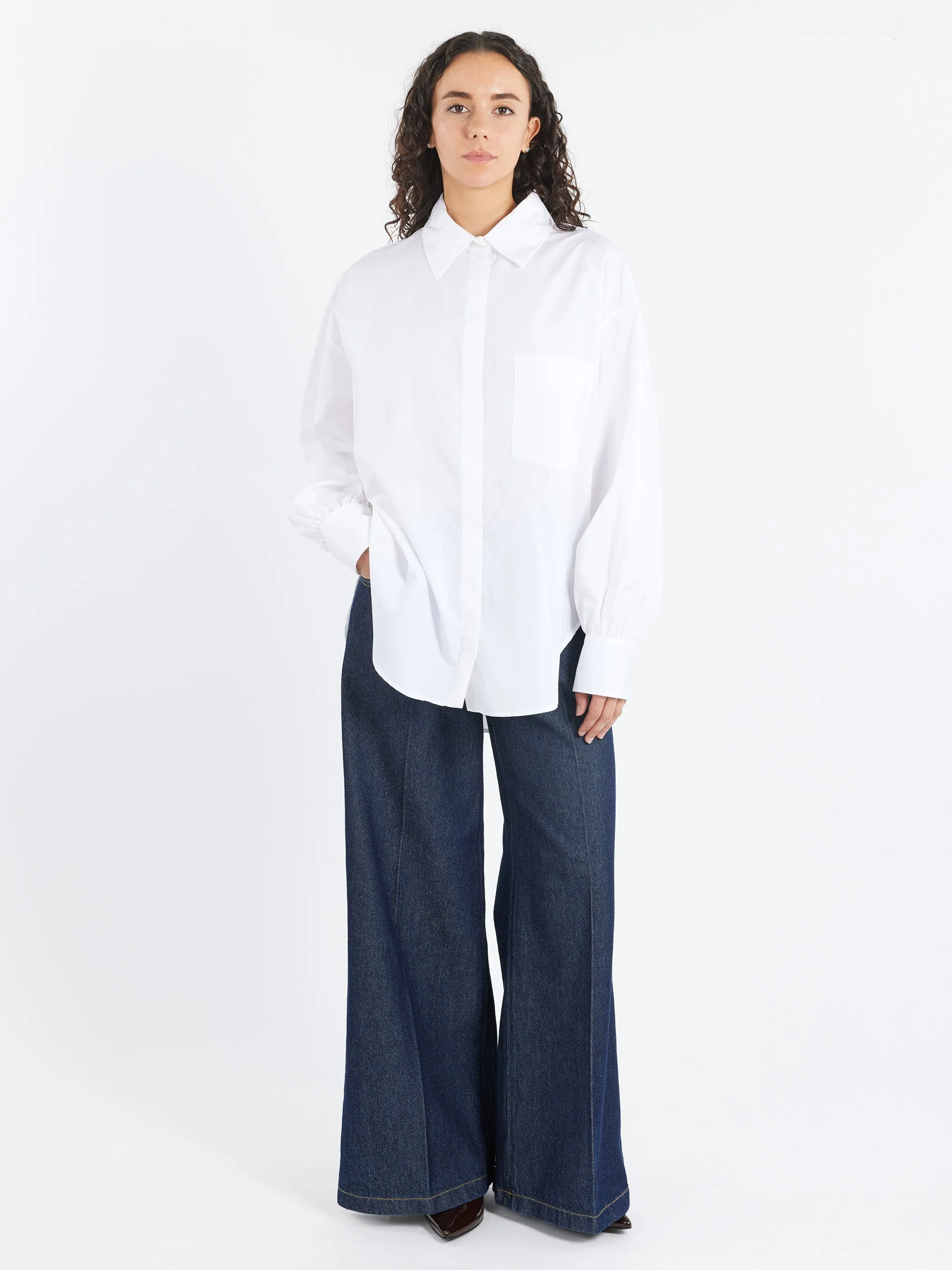 Cotton Poplin Shirt sold by gravitypope product image thumbnail 4
