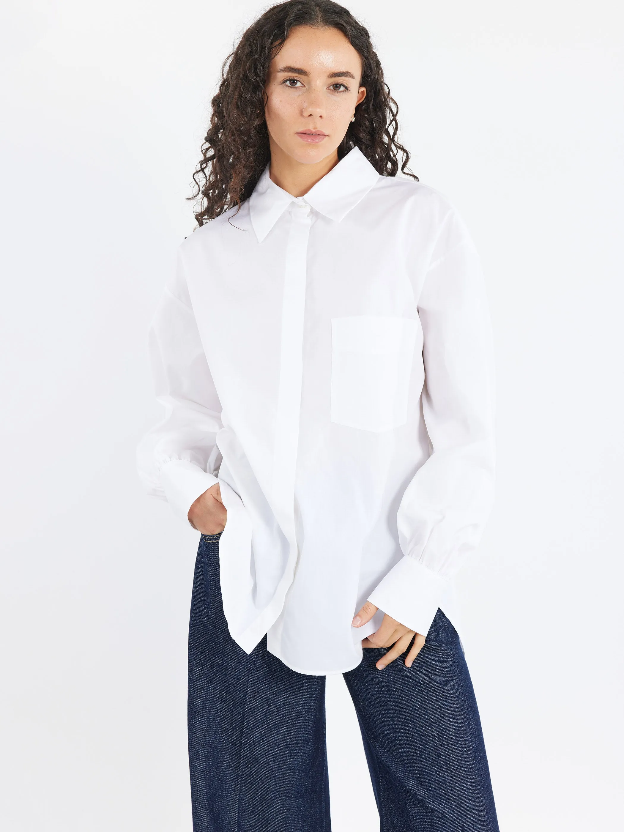 Cotton Poplin Shirt sold by gravitypope product image thumbnail 2