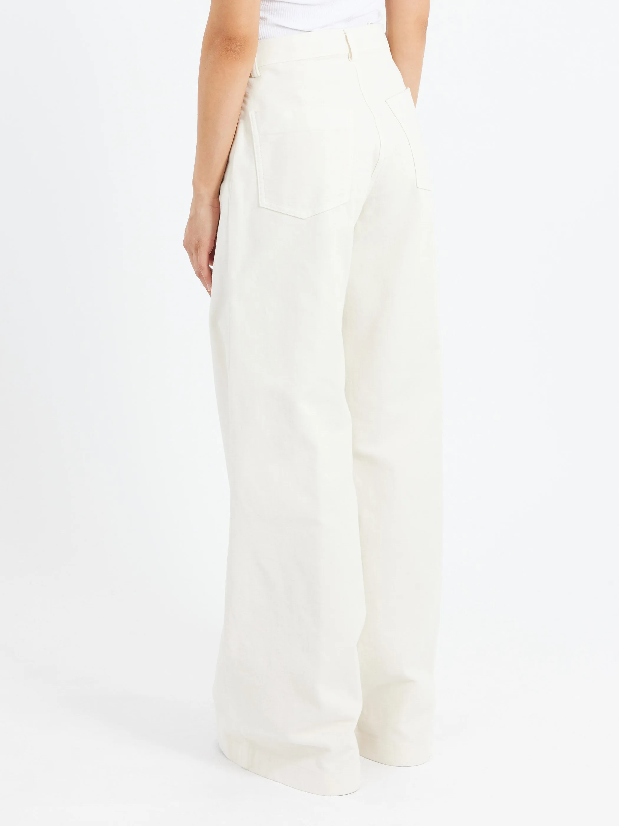 Stretch Fustian High-Waisted Trousers sold by gravitypope product image thumbnail 3