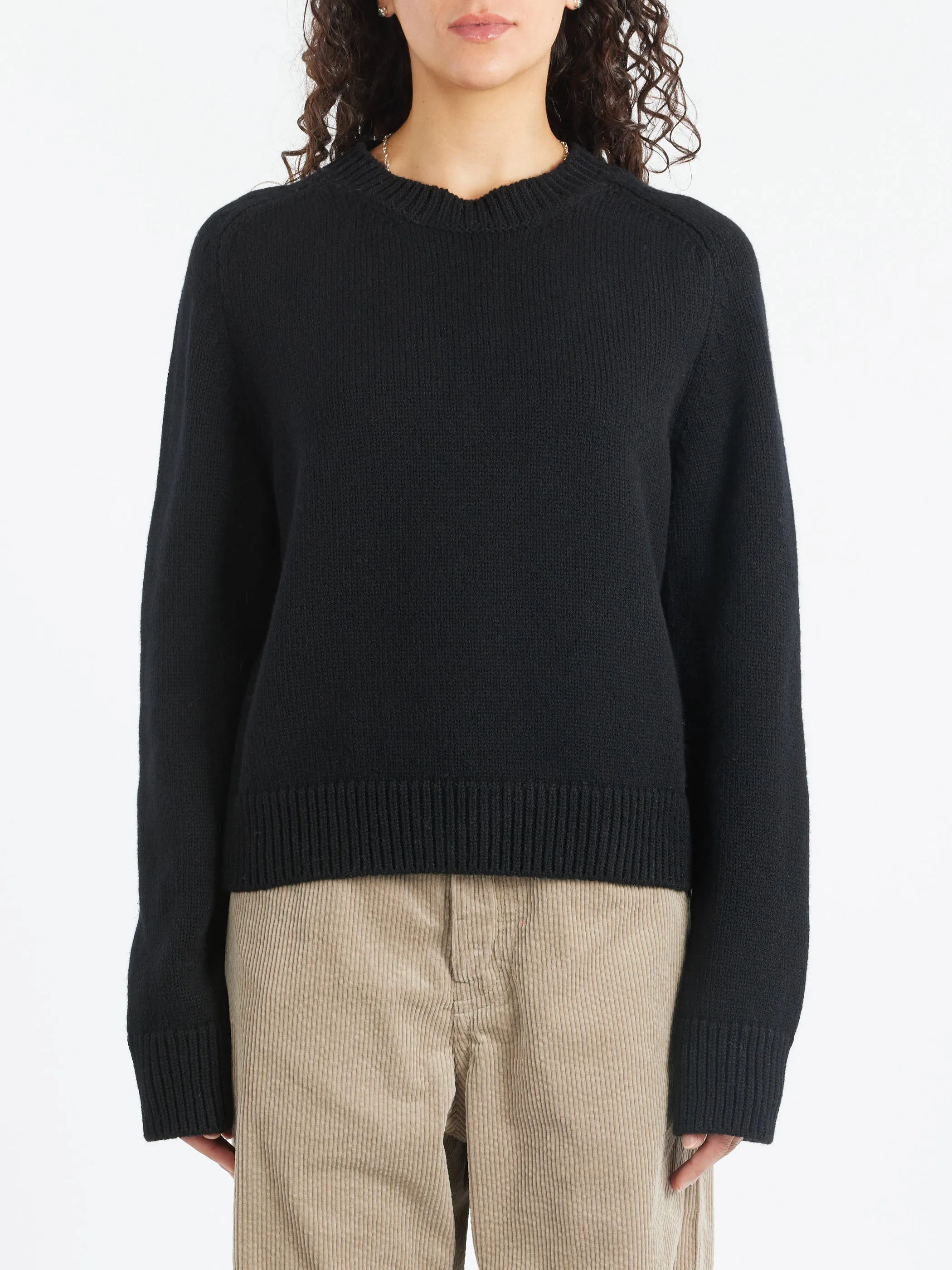 Plain Saddle Sleeve Crewneck sold by gravitypope